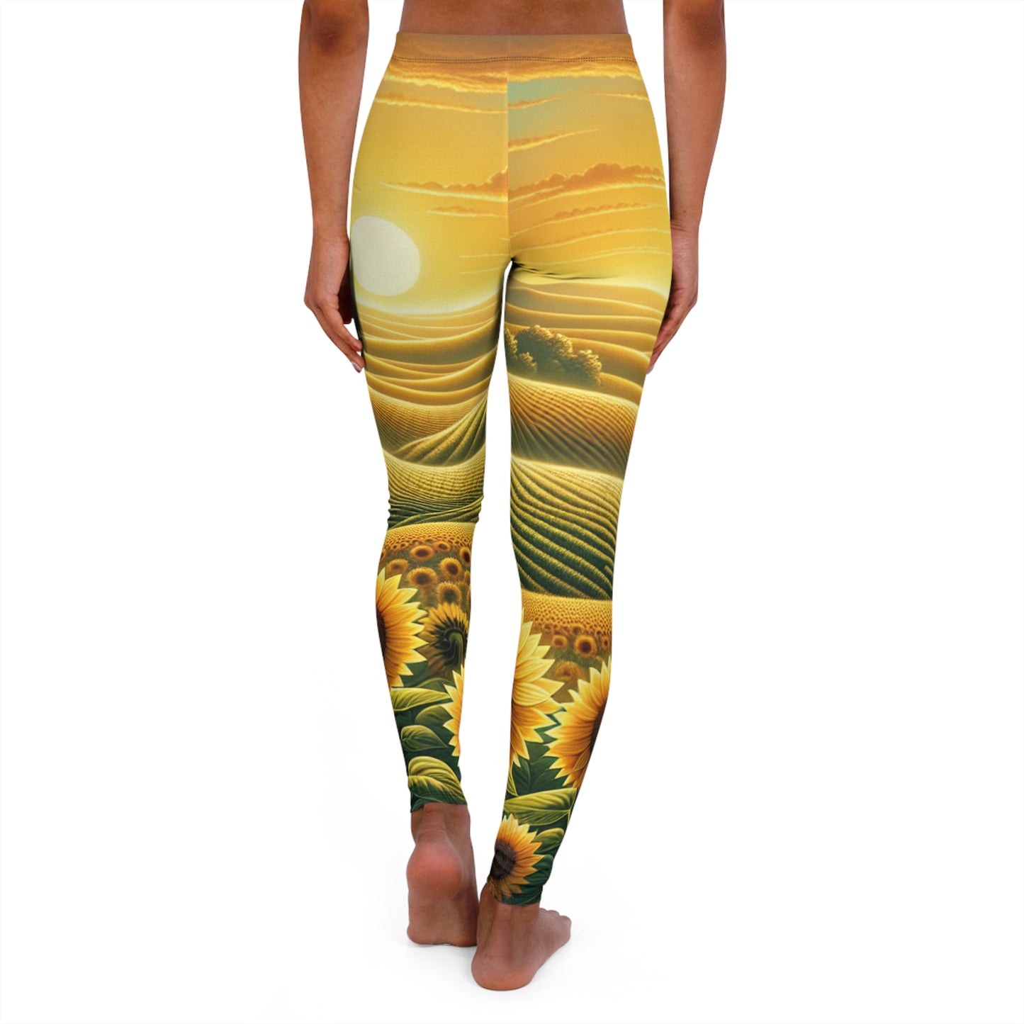 Amber Sunflower Valleys - Leggings