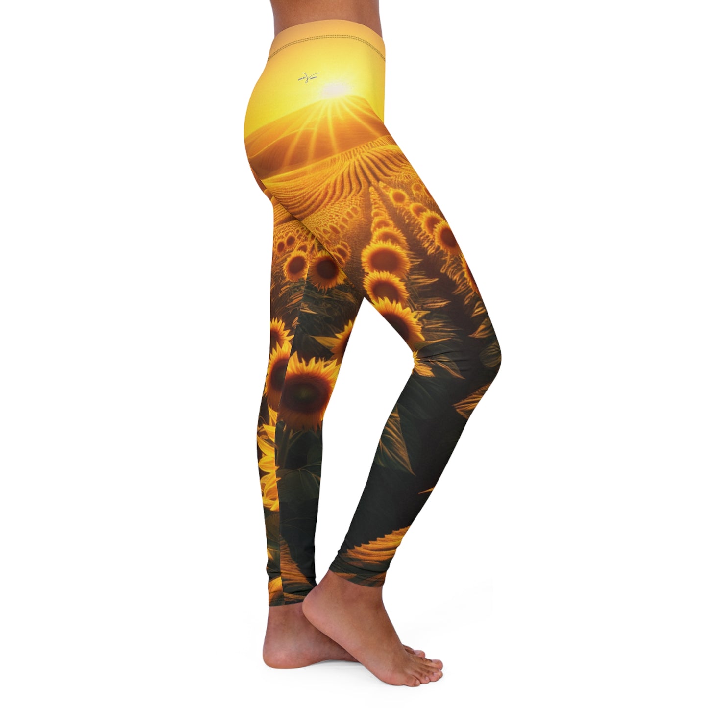 Amber Waves of Bloom - Leggings