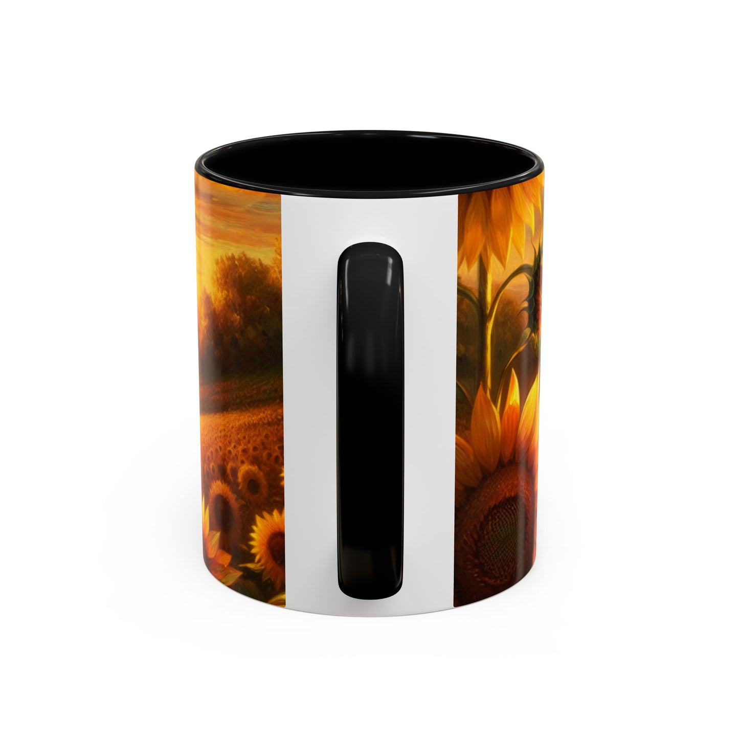 Golden Sunflower Majesty - Mugs
