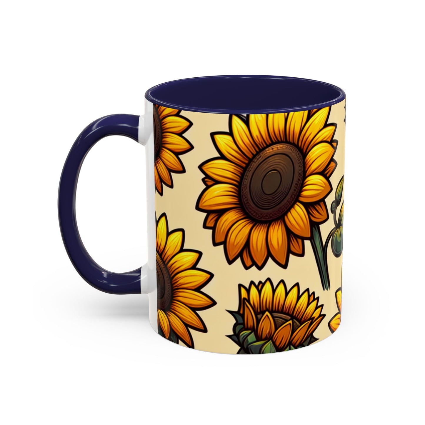 Golden Harvest Sunflower Elegance - Mugs
