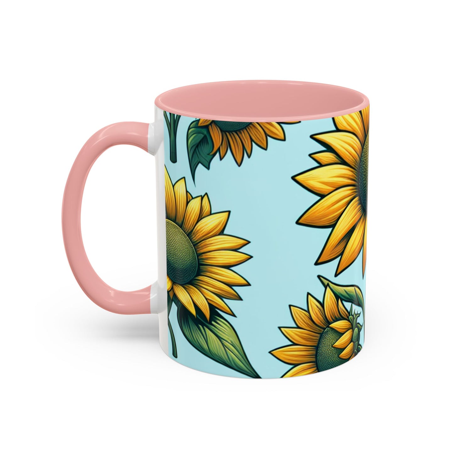 Sunshine Serenade Sunflower Array - Mugs