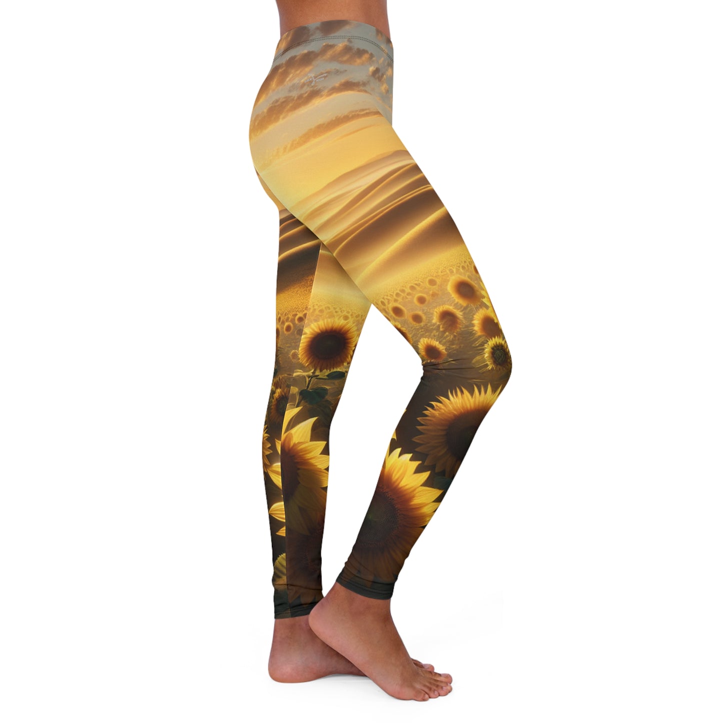 Sunset Serenade in Sunflower Dunes - Leggings