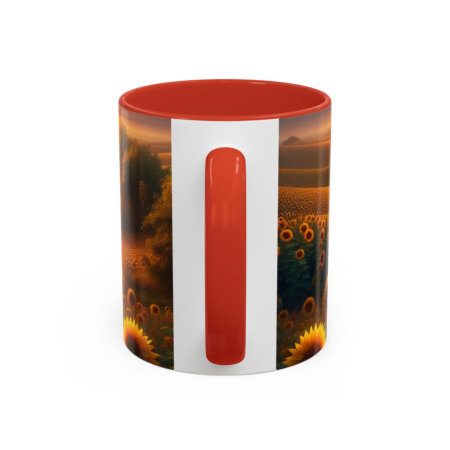 Amber Sunflower Expanse - Mugs
