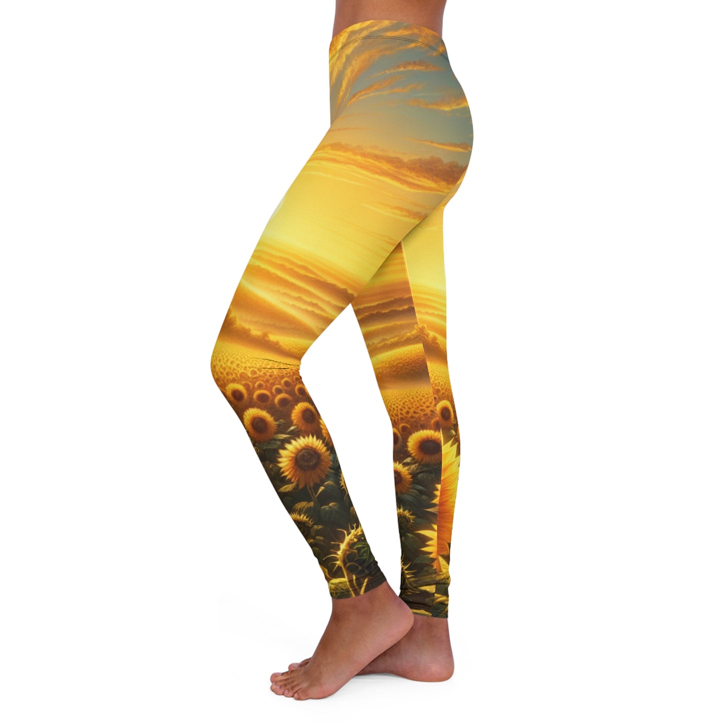 Amber Sunrise Symphony - Leggings