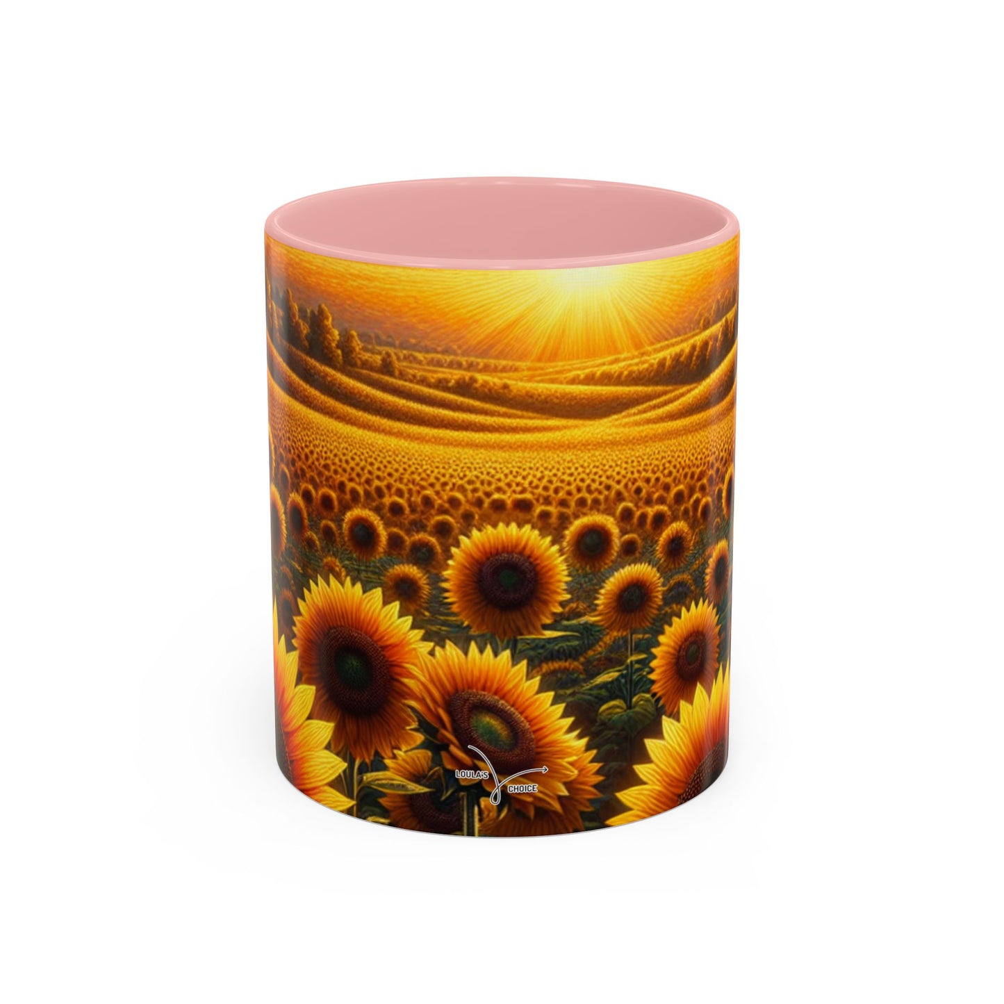 Amber Sunflower Serenade - Mugs