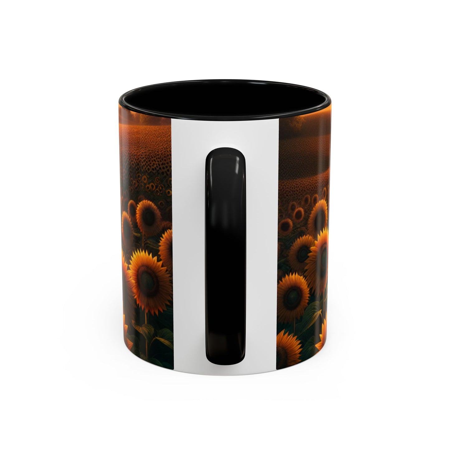 Amber Horizons Sunflower Field - Mugs