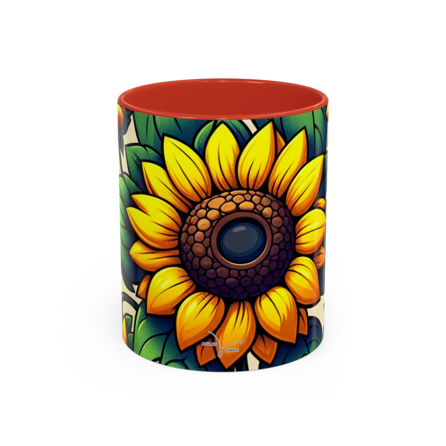 Golden Helianthus Haven - Mugs