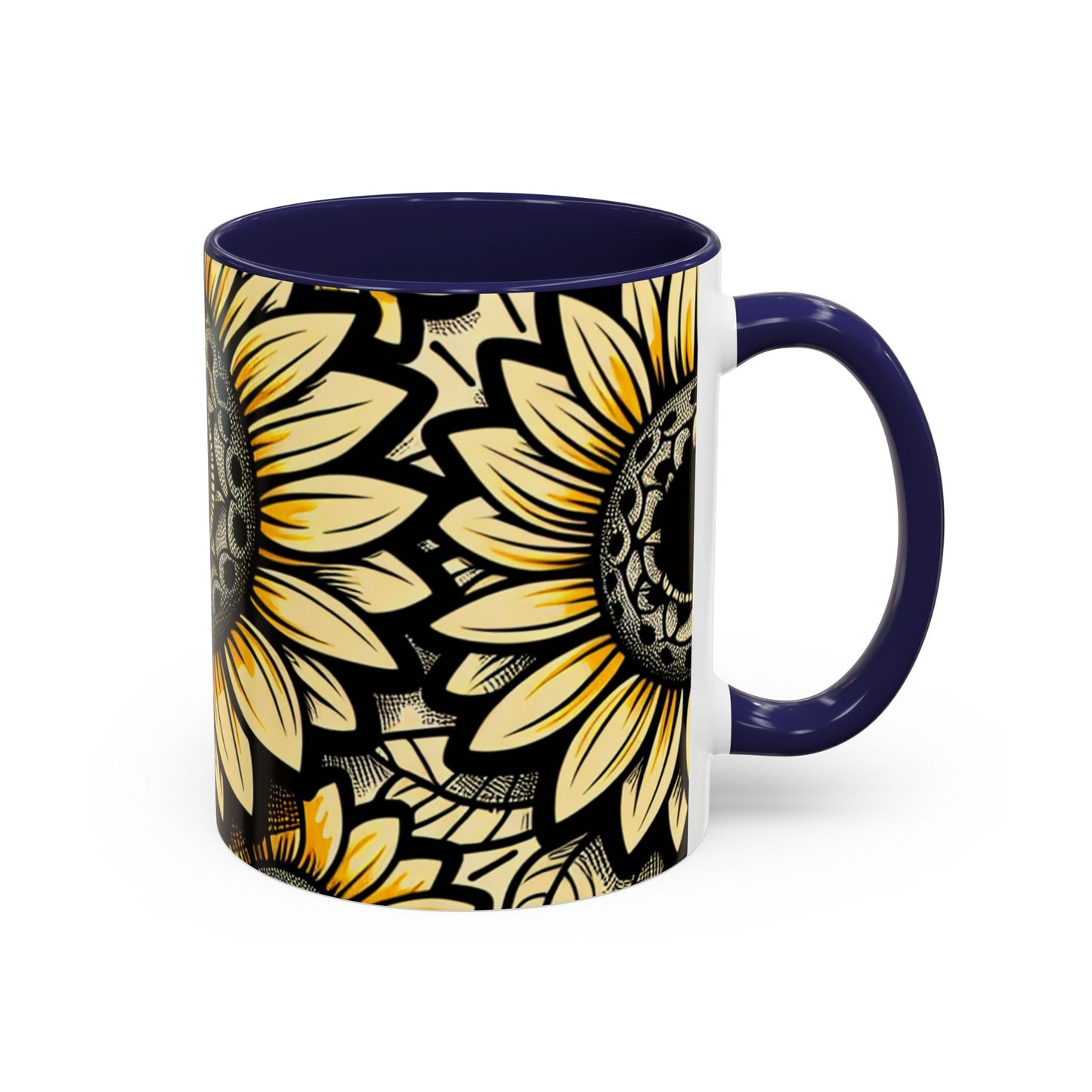 Midnight Sunflower Majesty - Mugs