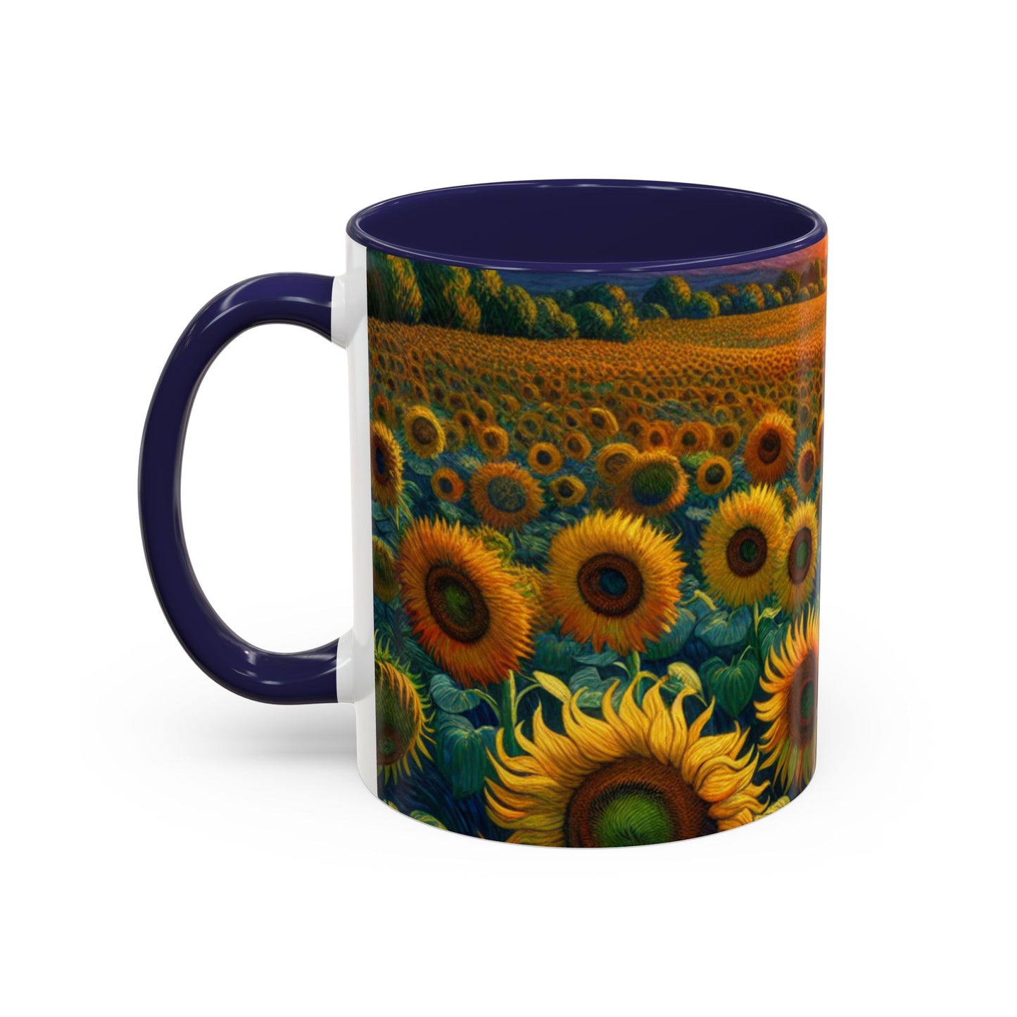 Sundrenched Helianthus Valley - Mugs