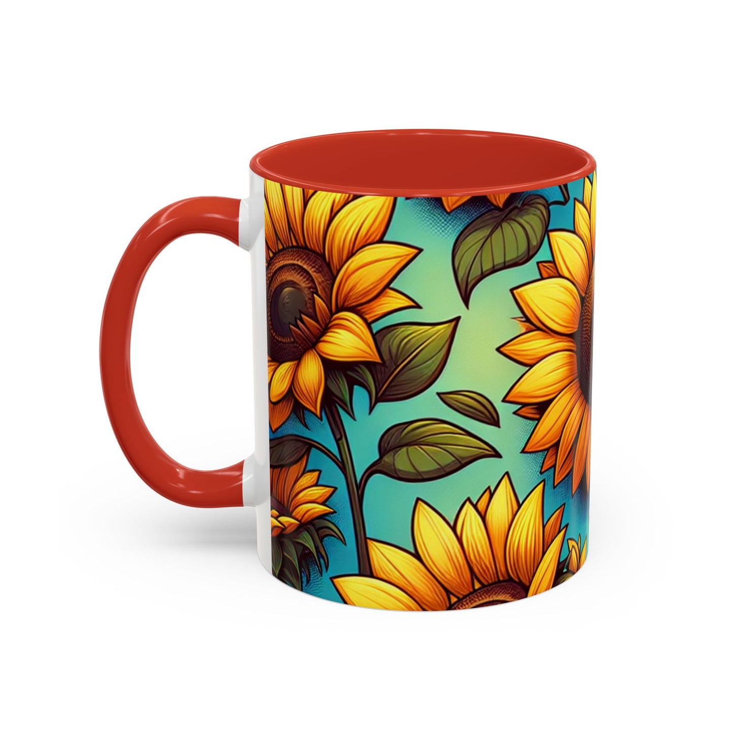 Sunlit Sunflower Bliss - Mugs