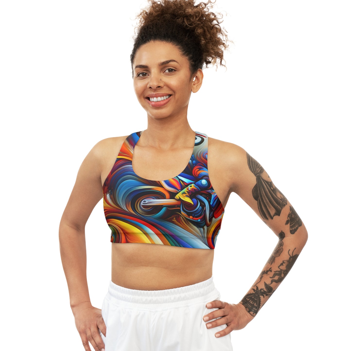 Vivid Velocity Vortex - Sports Bra