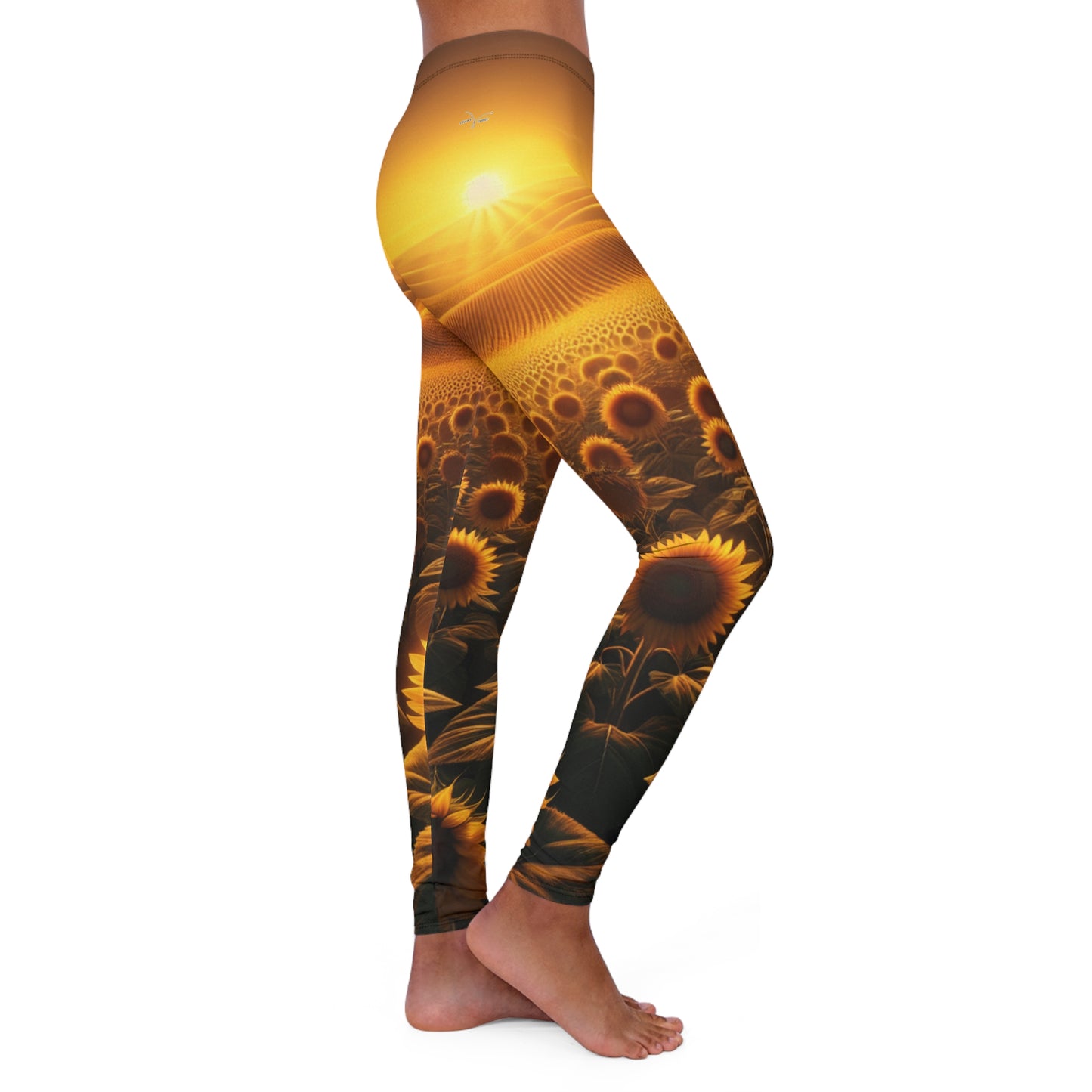 Amber Waves of Bloom - Leggings