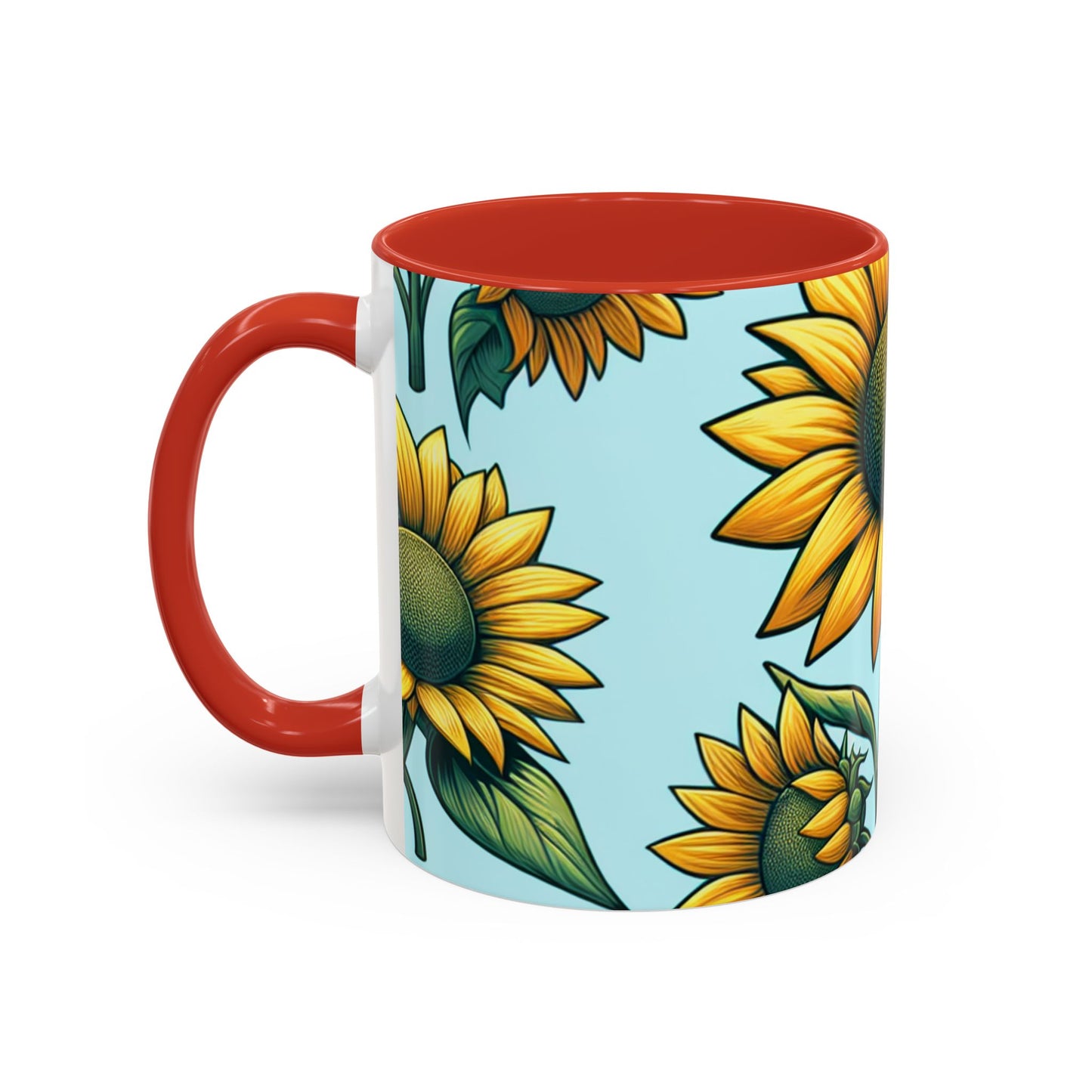 Sunshine Serenade Sunflower Array - Mugs