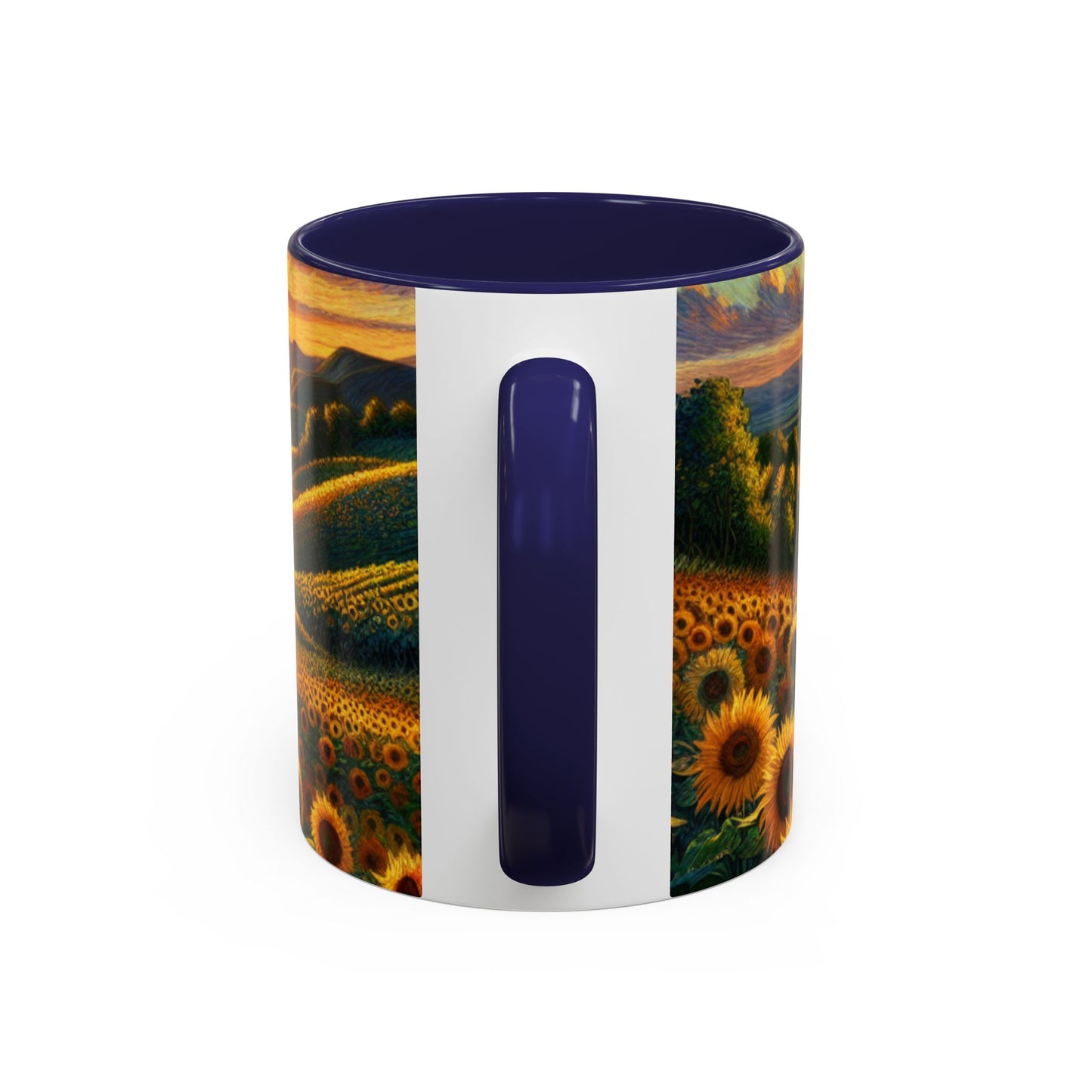 Sunset Serenade in Sunflower Valleys - Mugs