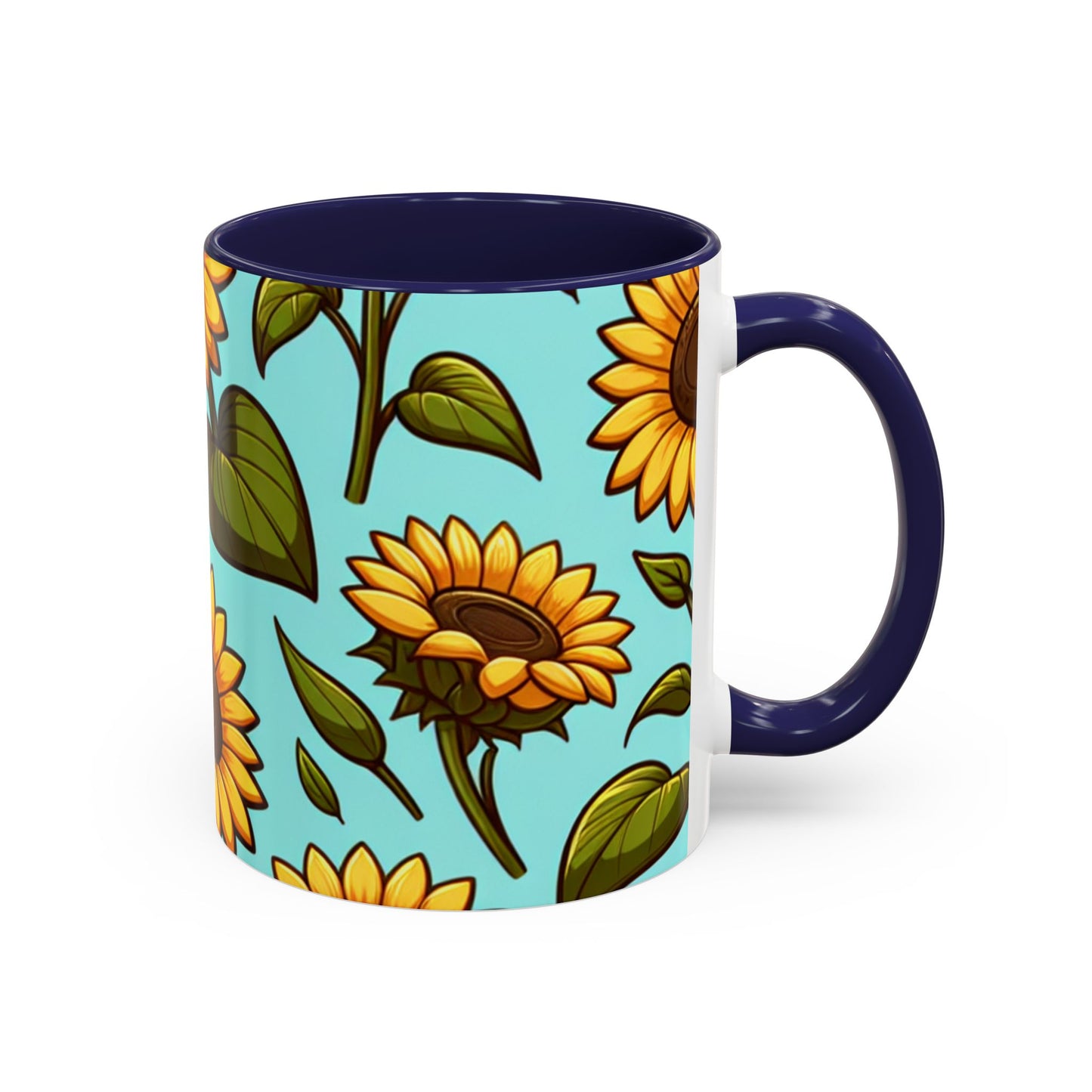 Sunshine Serenade Sunflower Bloom - Mugs