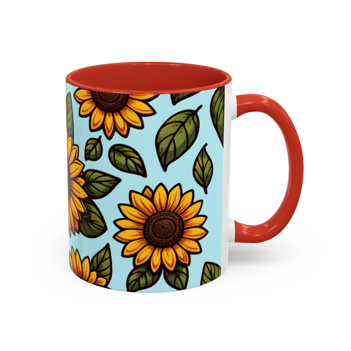 Sunshine Meadow Sunflower Array - Mugs
