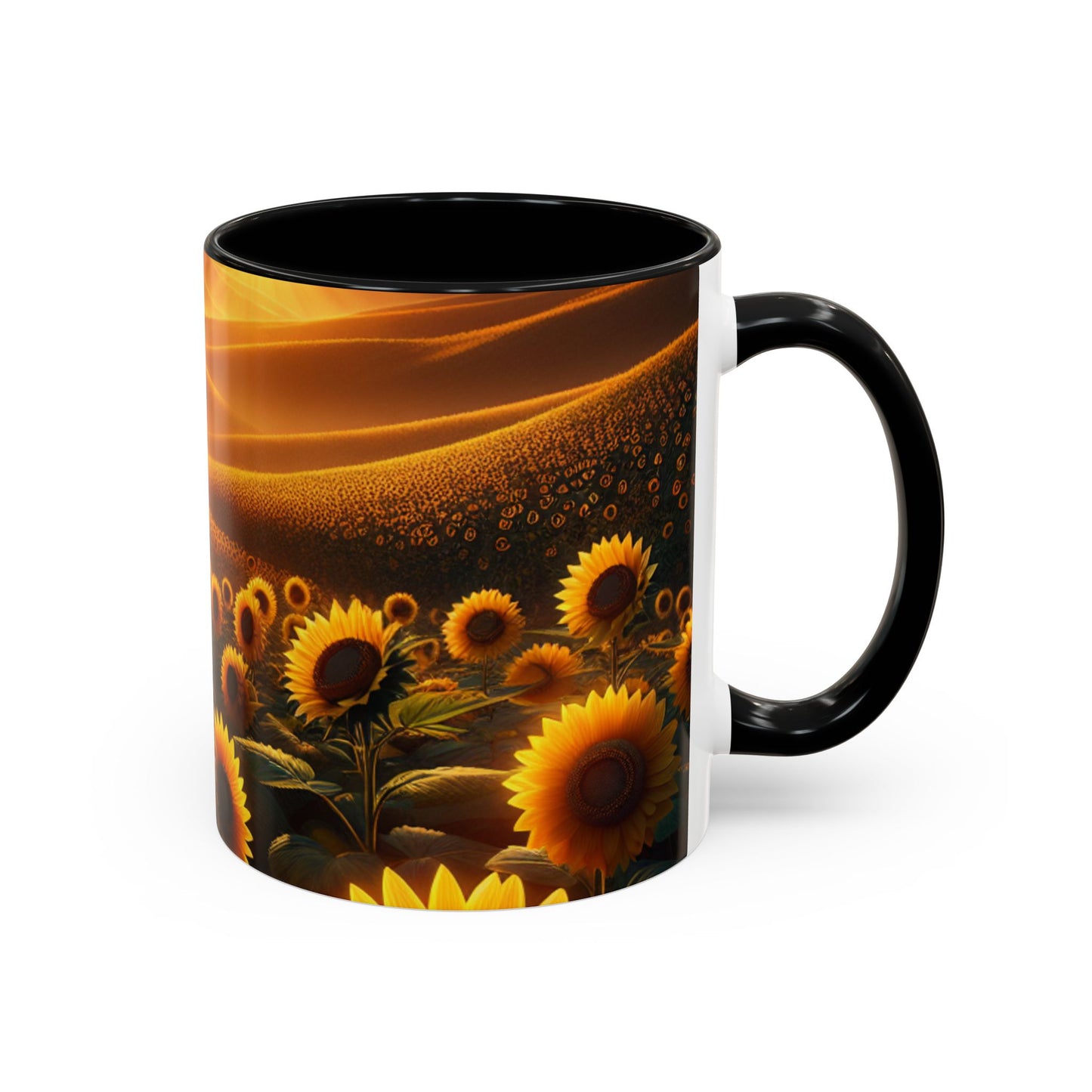 Amber Horizons Sunflower Array - Mugs