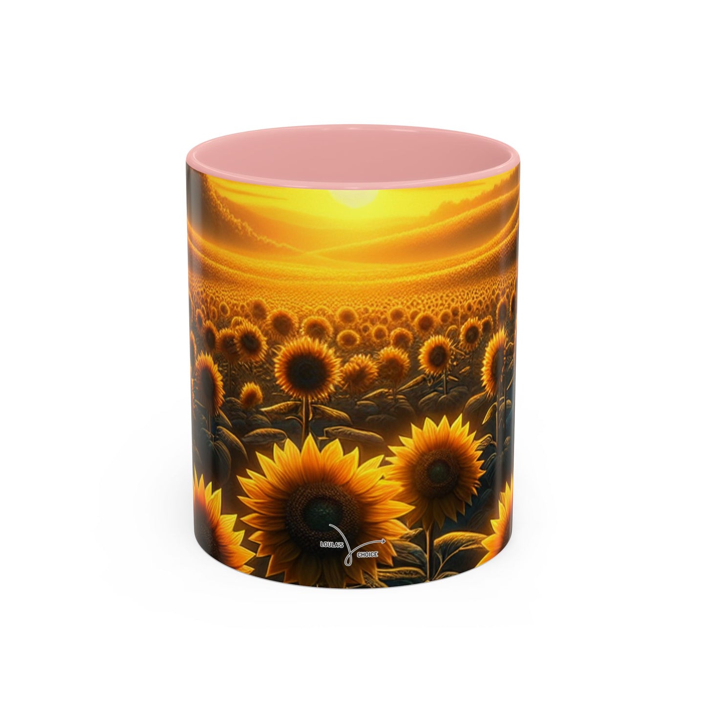 Golden Hour Sunflower Serenade - Mugs