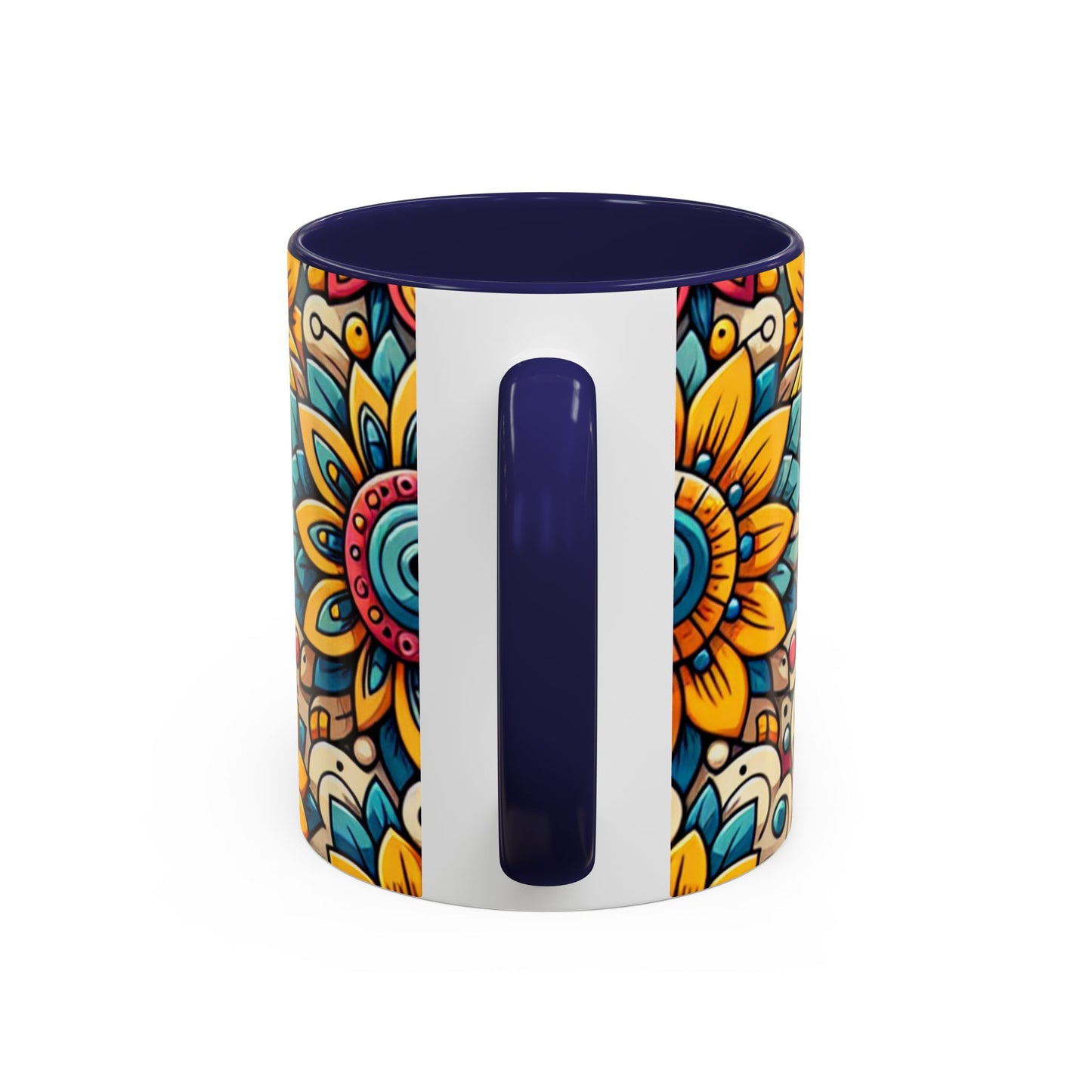 Floral Kaleidoscope Burst - Mugs