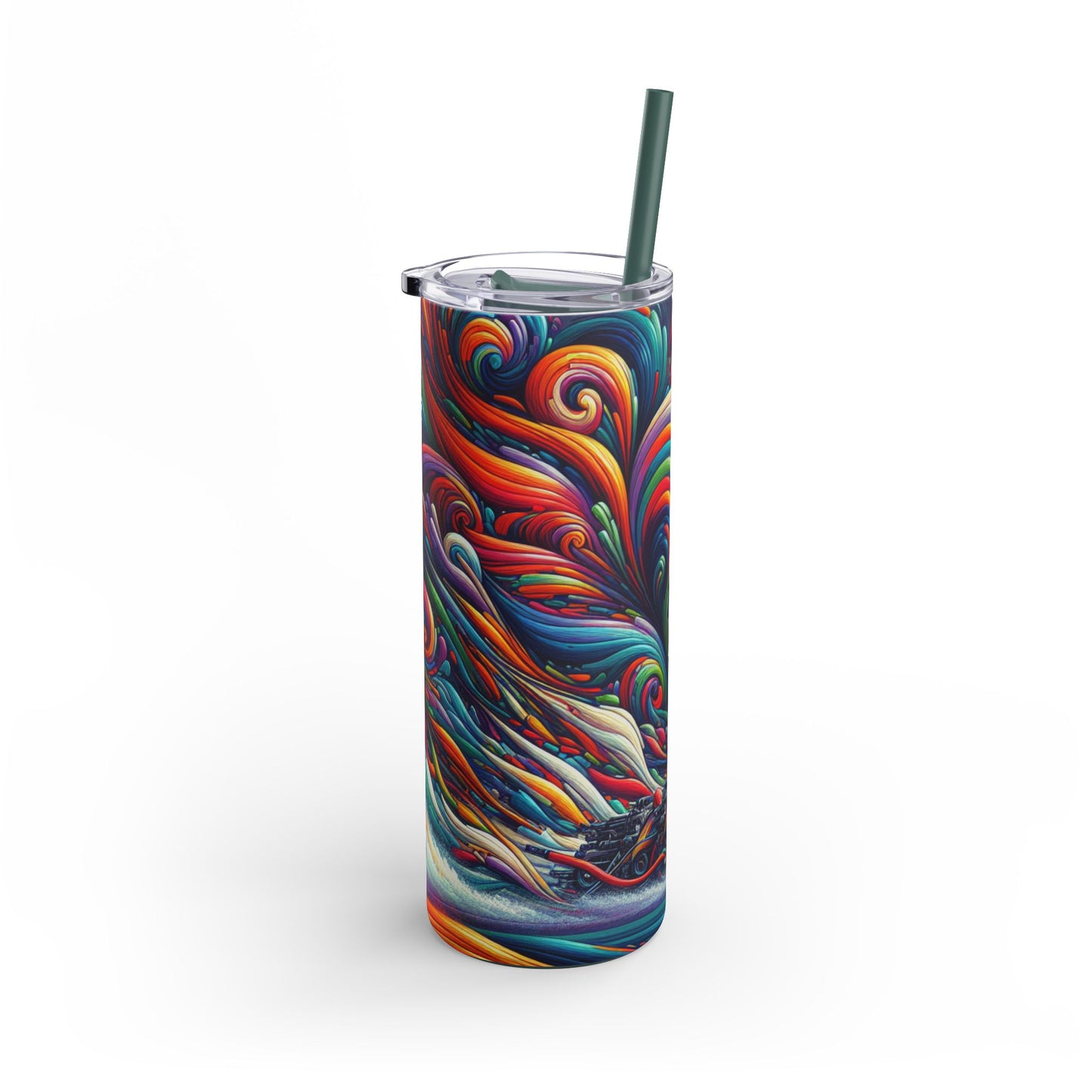 Dynamic Waves of Color - Tumblers