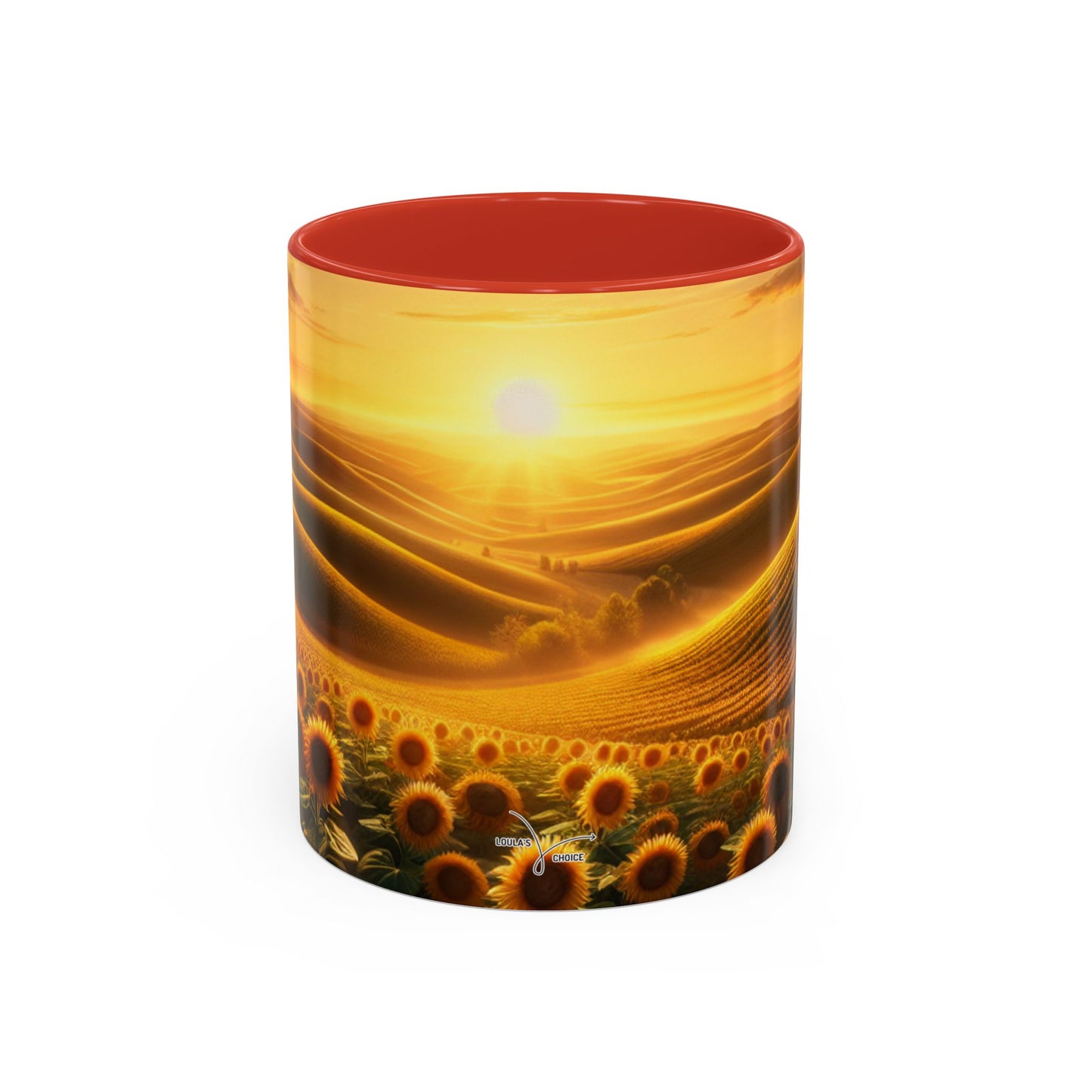 Amber Waves of Sunflower Majesty - Mugs