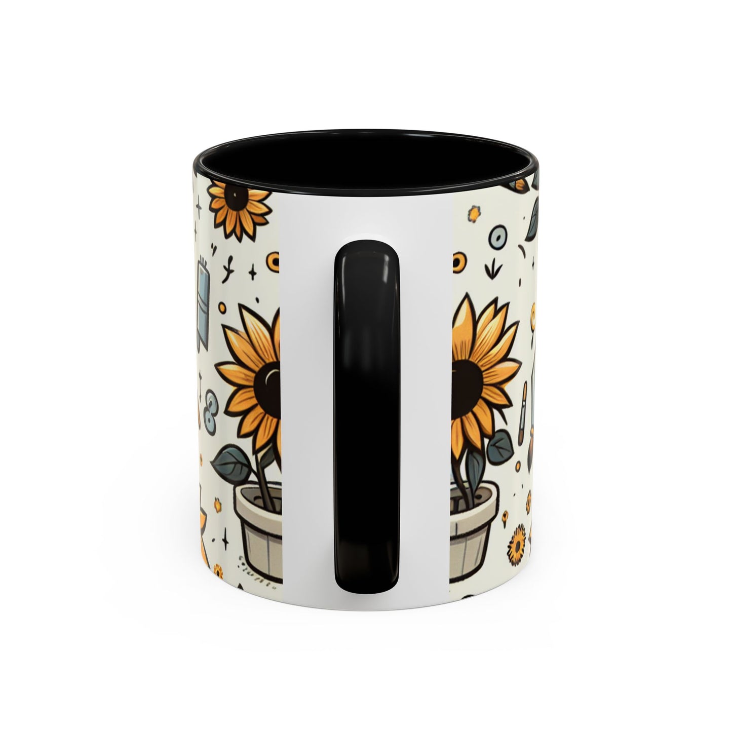 Sunflower Artistry Essence Pattern - Mugs