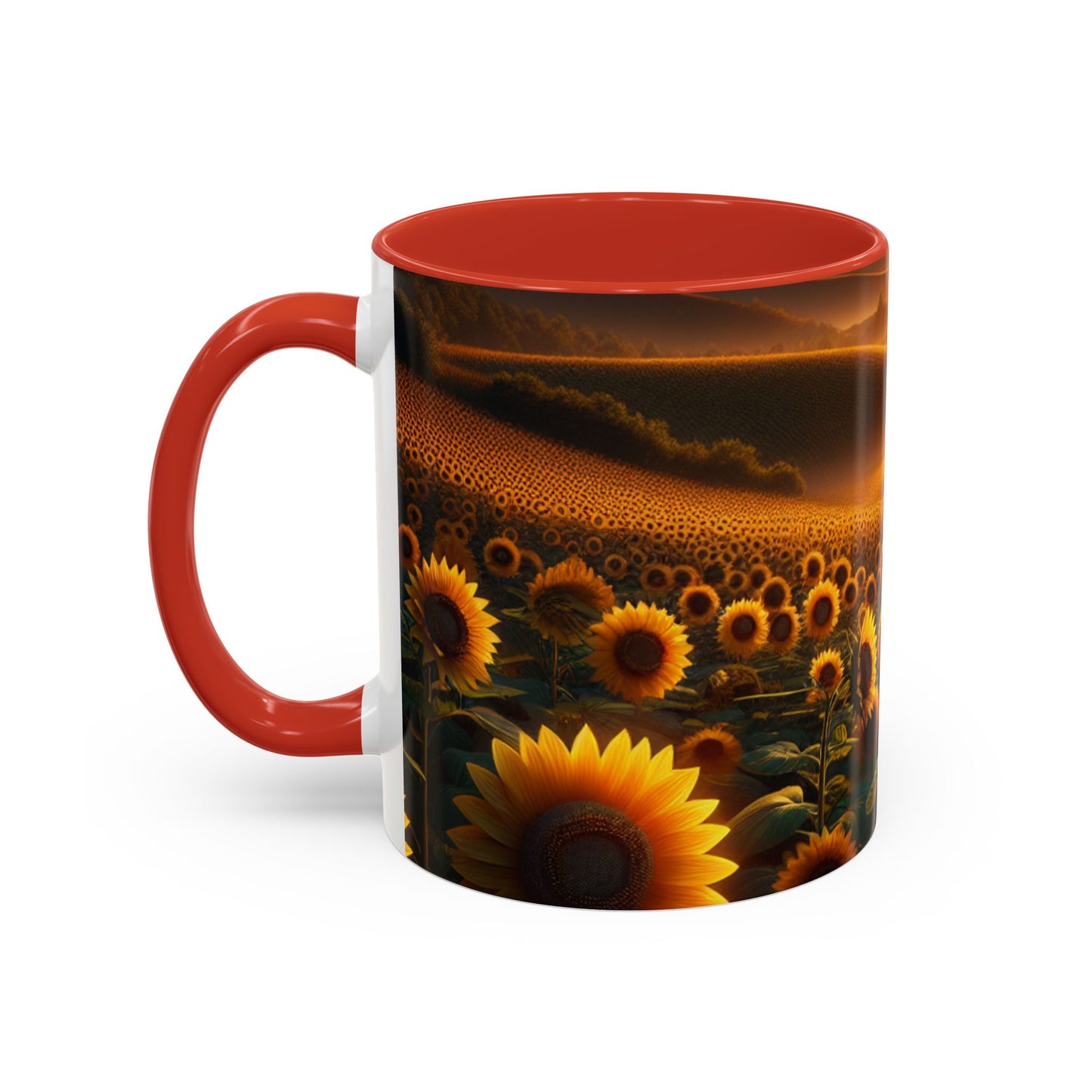 Amber Horizons Sunflower Array - Mugs