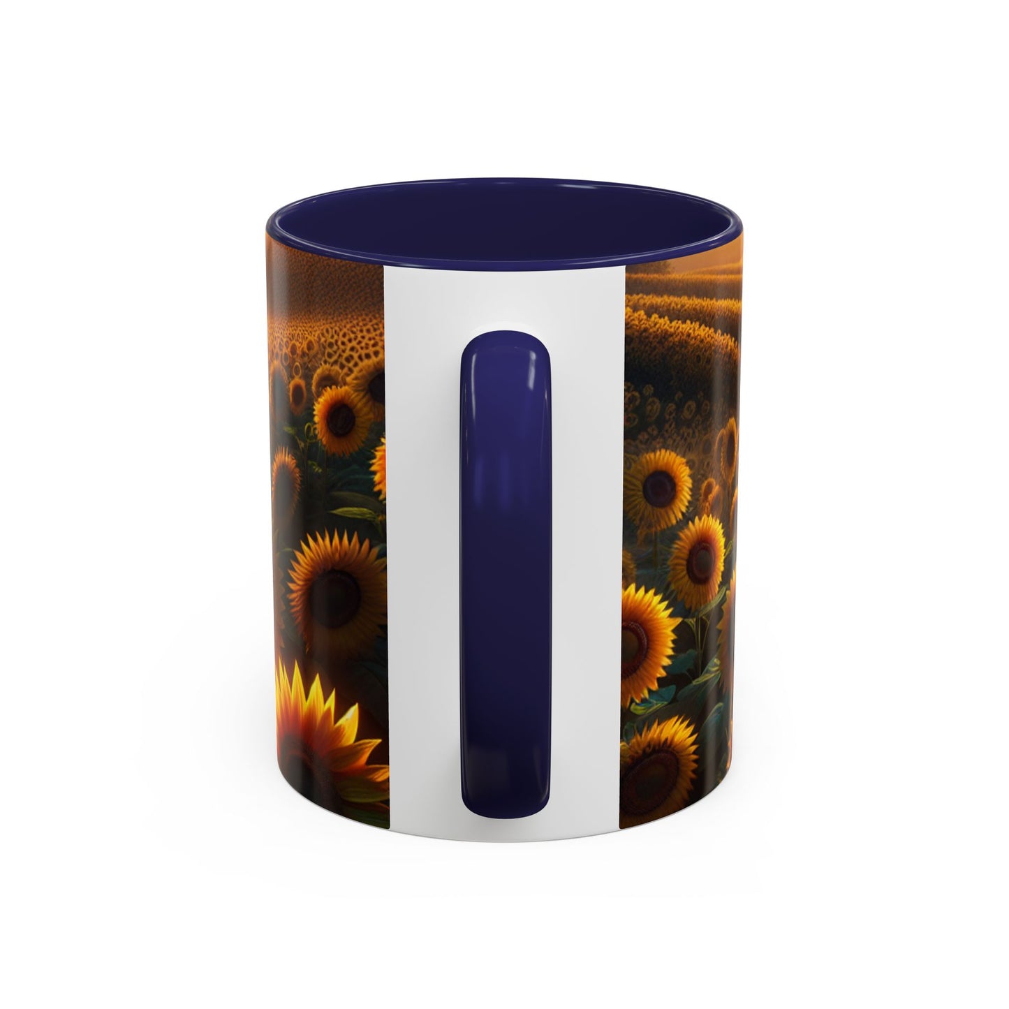 Golden Horizon Sunflower Fields - Mugs