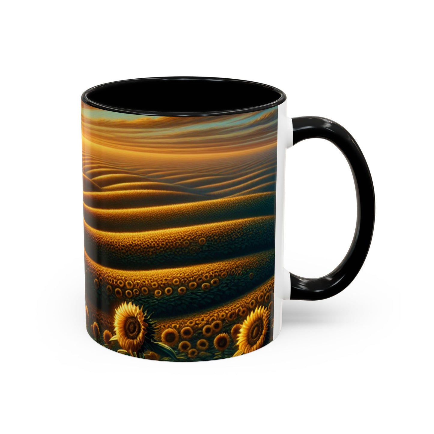 Amber Waves Sunflower Elegance - Mugs