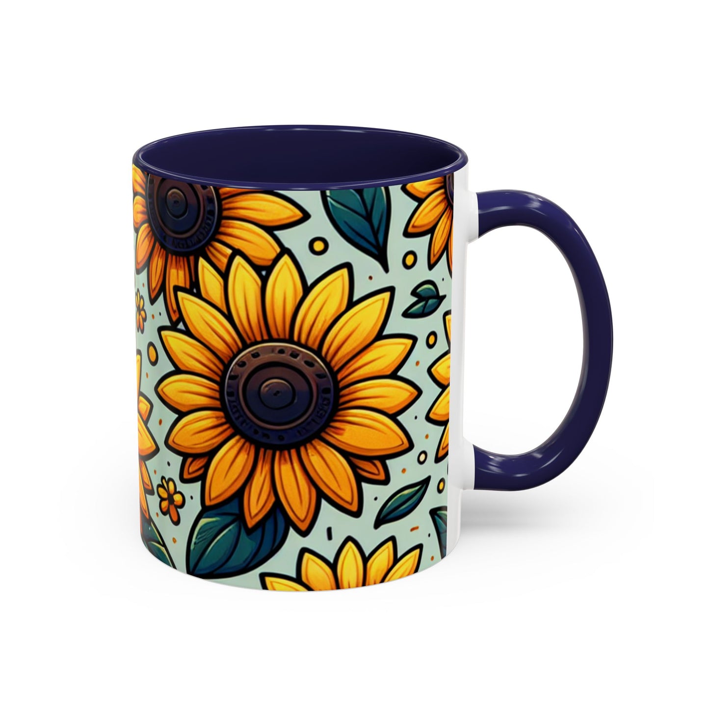 Sunshine Meadow Blooms Pattern - Mugs