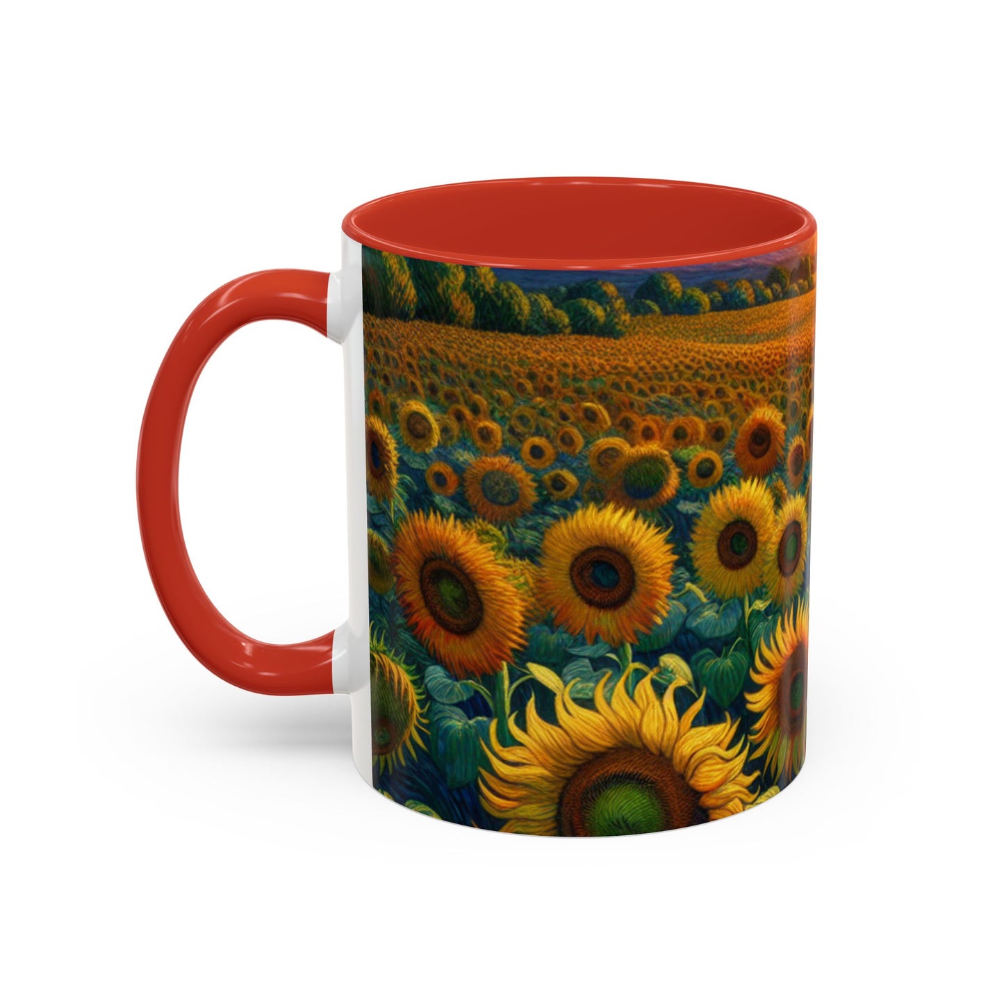 Sundrenched Helianthus Valley - Mugs
