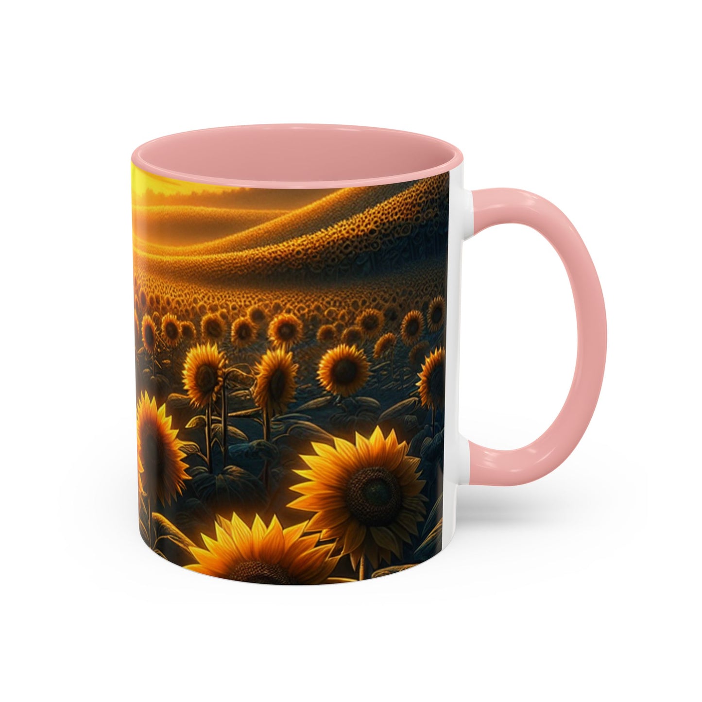 Golden Hour Sunflower Serenade - Mugs