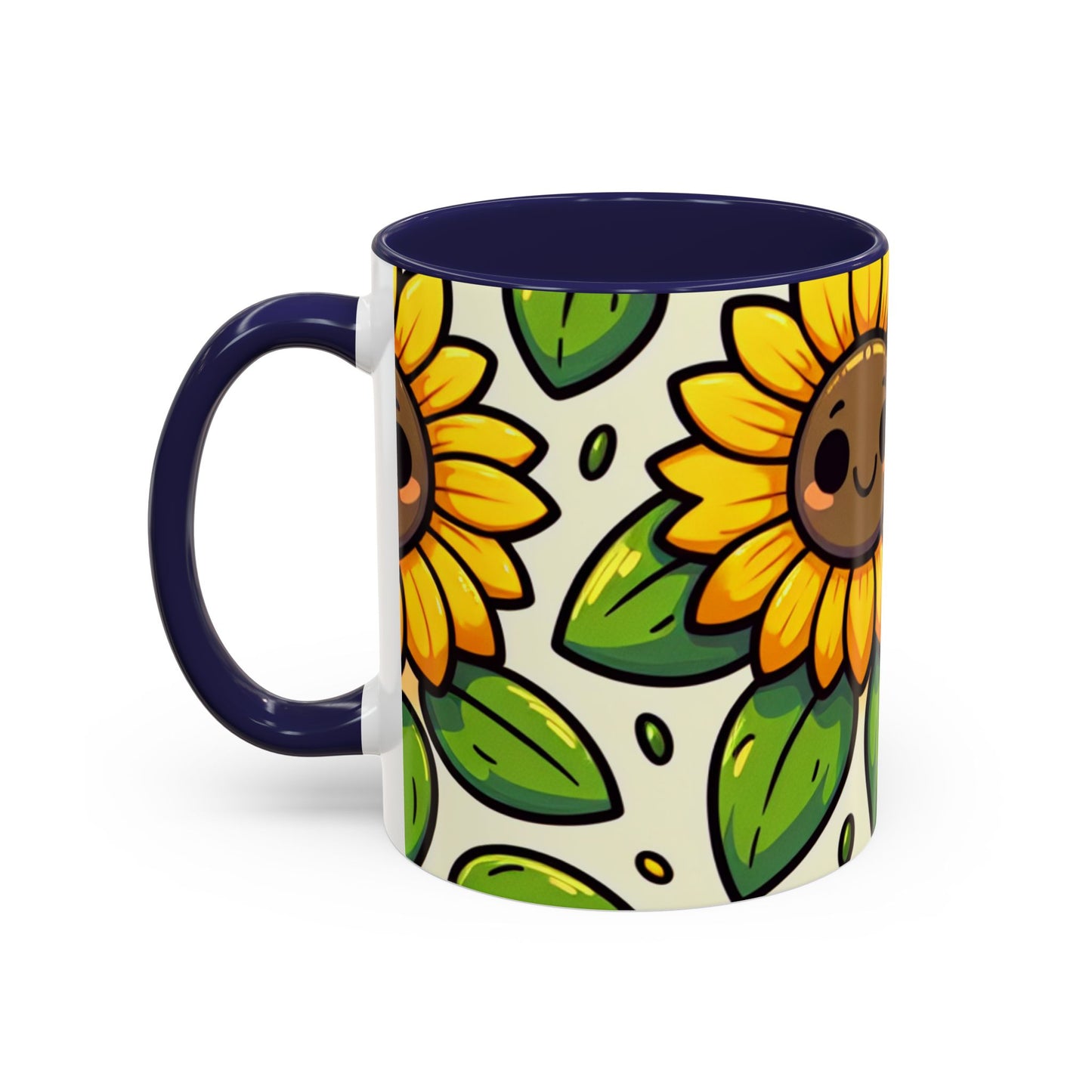 Sunny Smiles Floral Delight - Mugs