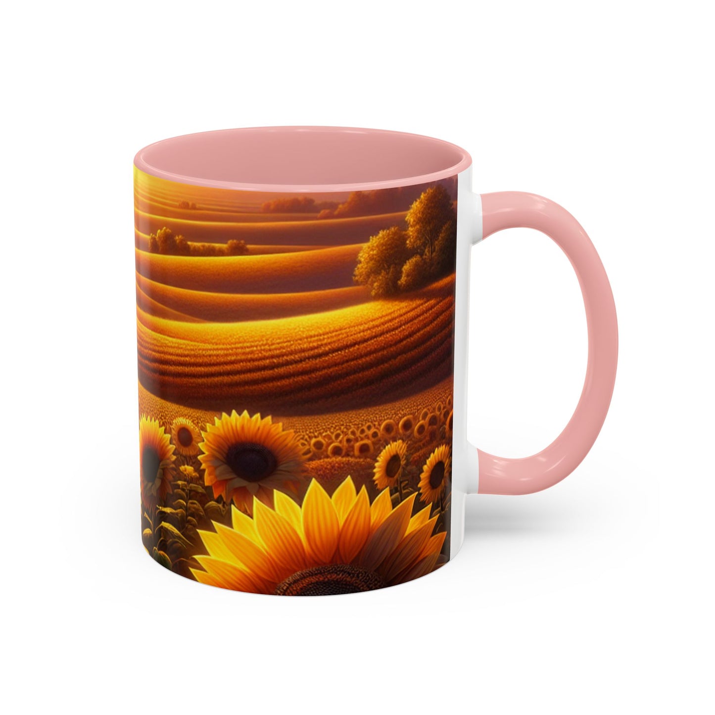 Amber Sunset Fields - Mugs