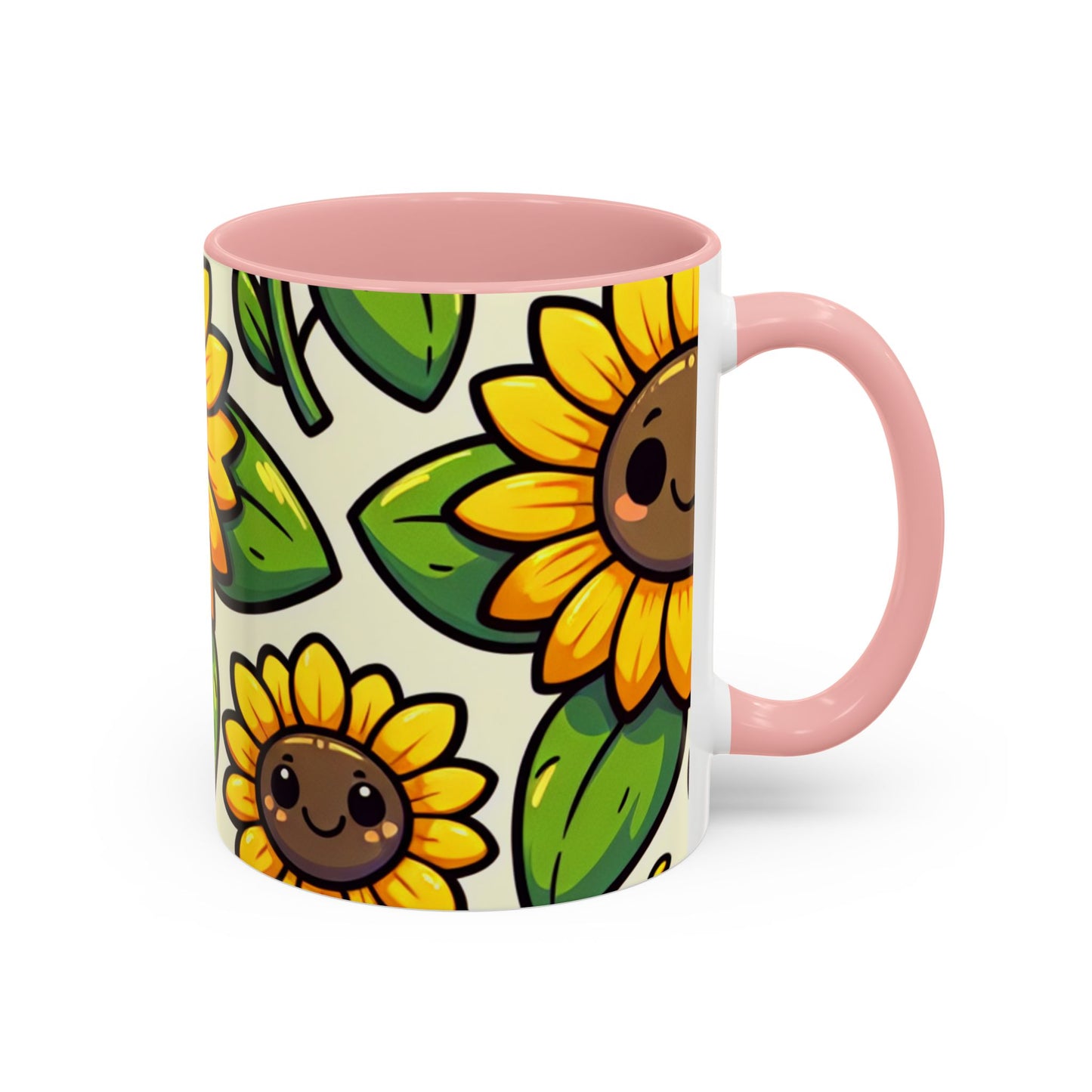 Sunny Smiles Floral Delight - Mugs