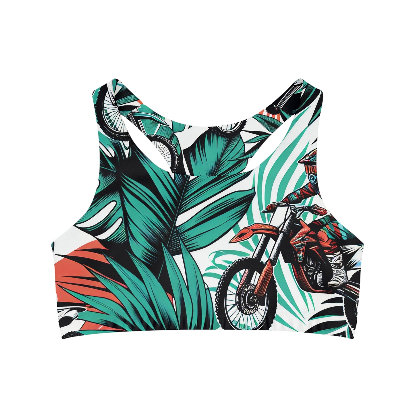 Tropical Moto Rush - Sports Bra