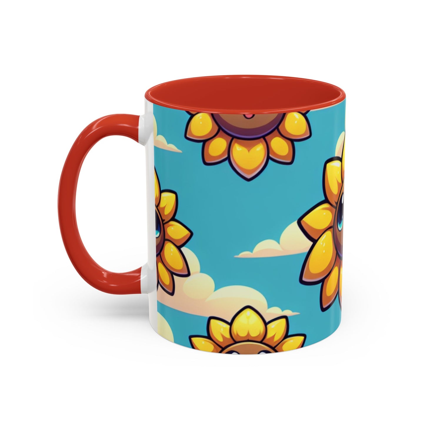 Sunny Smiles Skyward Pattern - Mugs