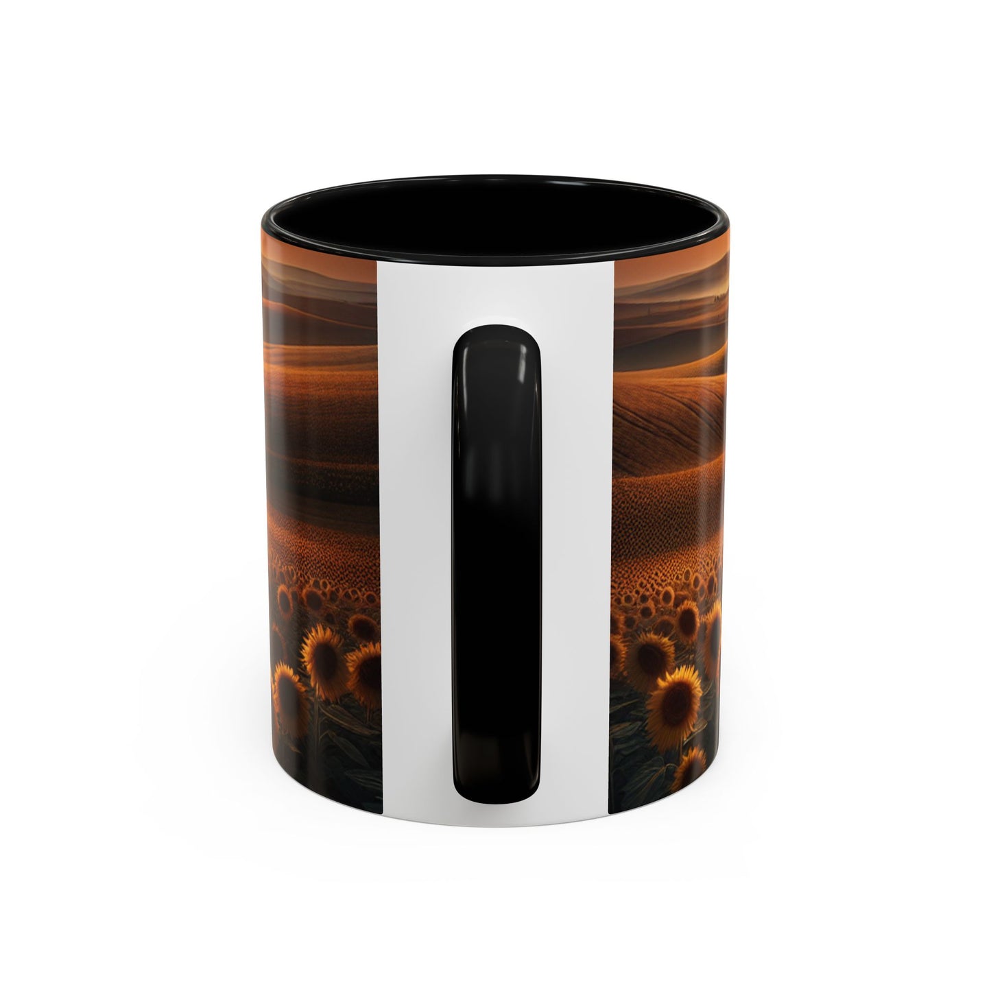 Amber Radiance Sunflower Fields - Mugs