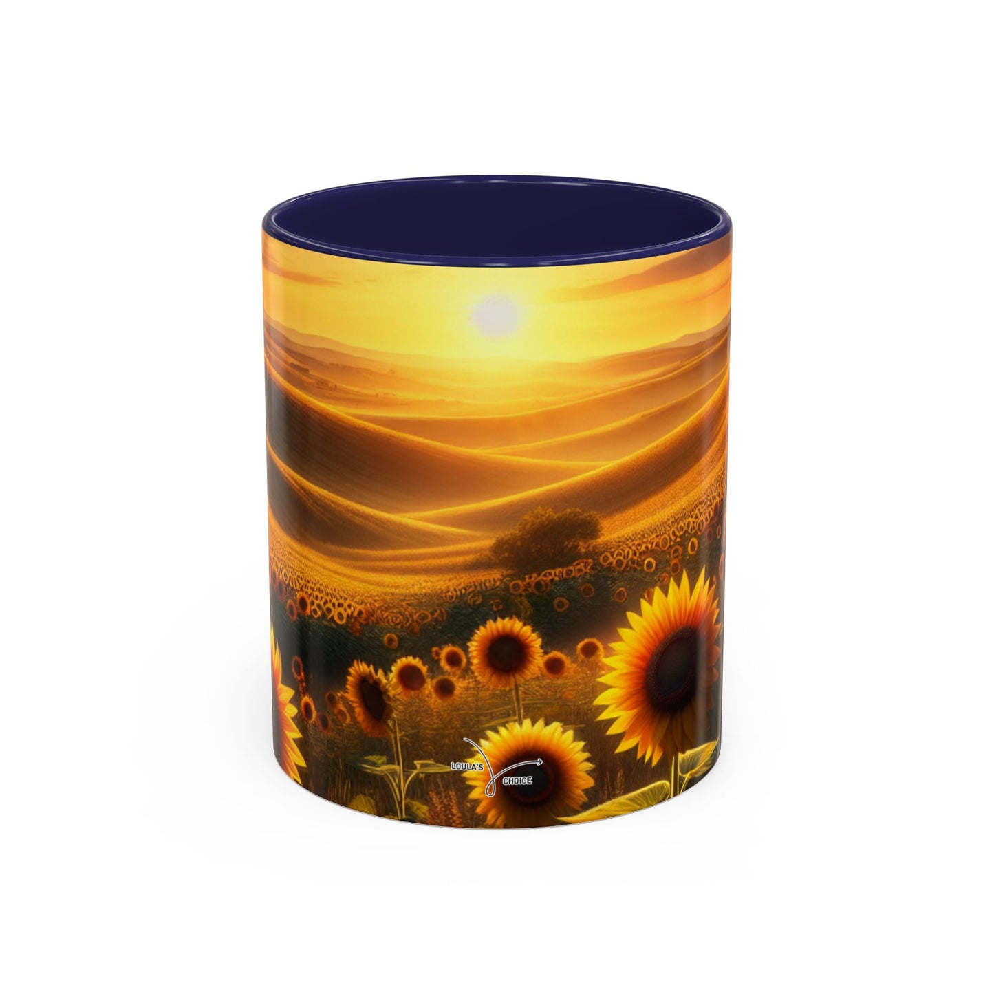 Amber Sunflower Serenade - Mugs