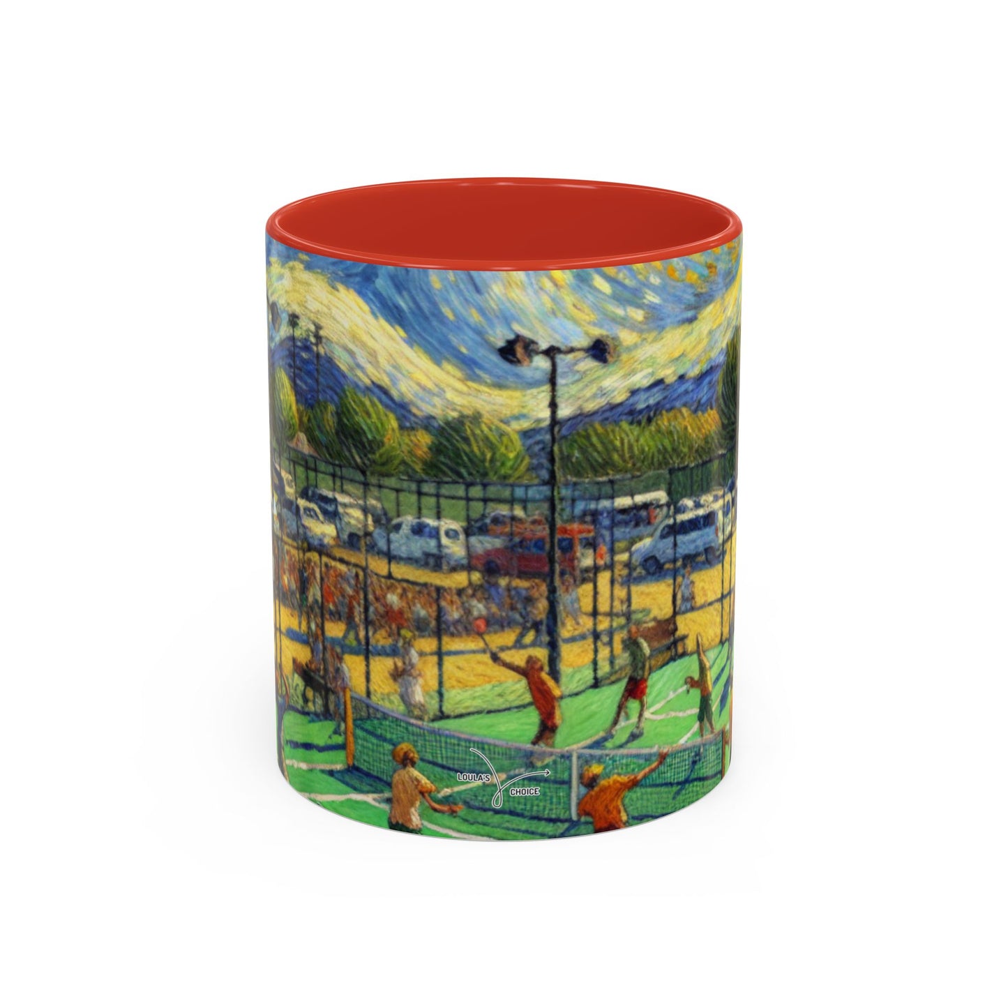 Starry Pickleball Dreamscape Pattern - Mugs