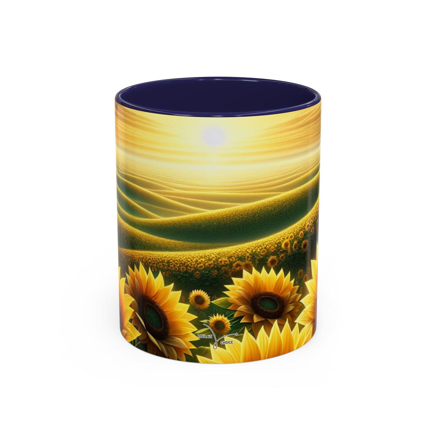 Sunset Sunflower Serenade - Mugs