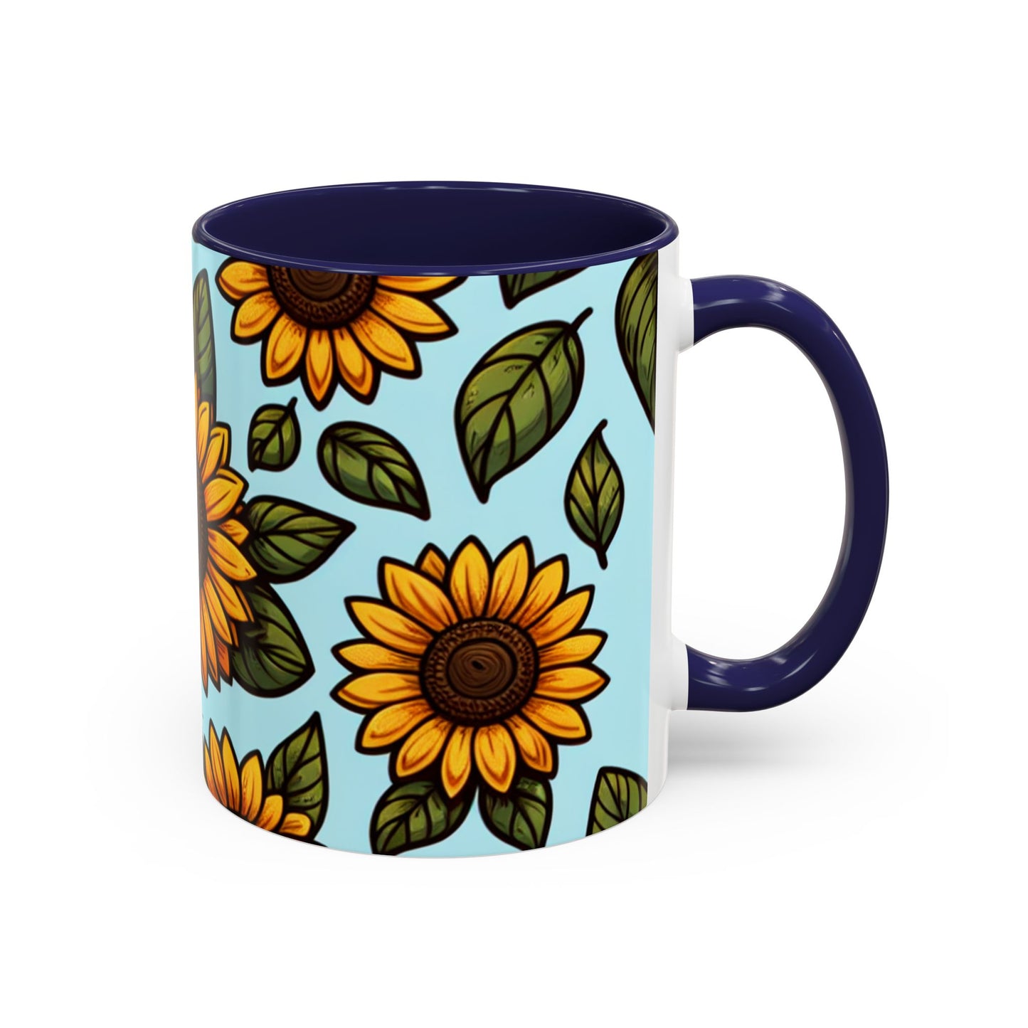 Sunshine Meadow Sunflower Array - Mugs