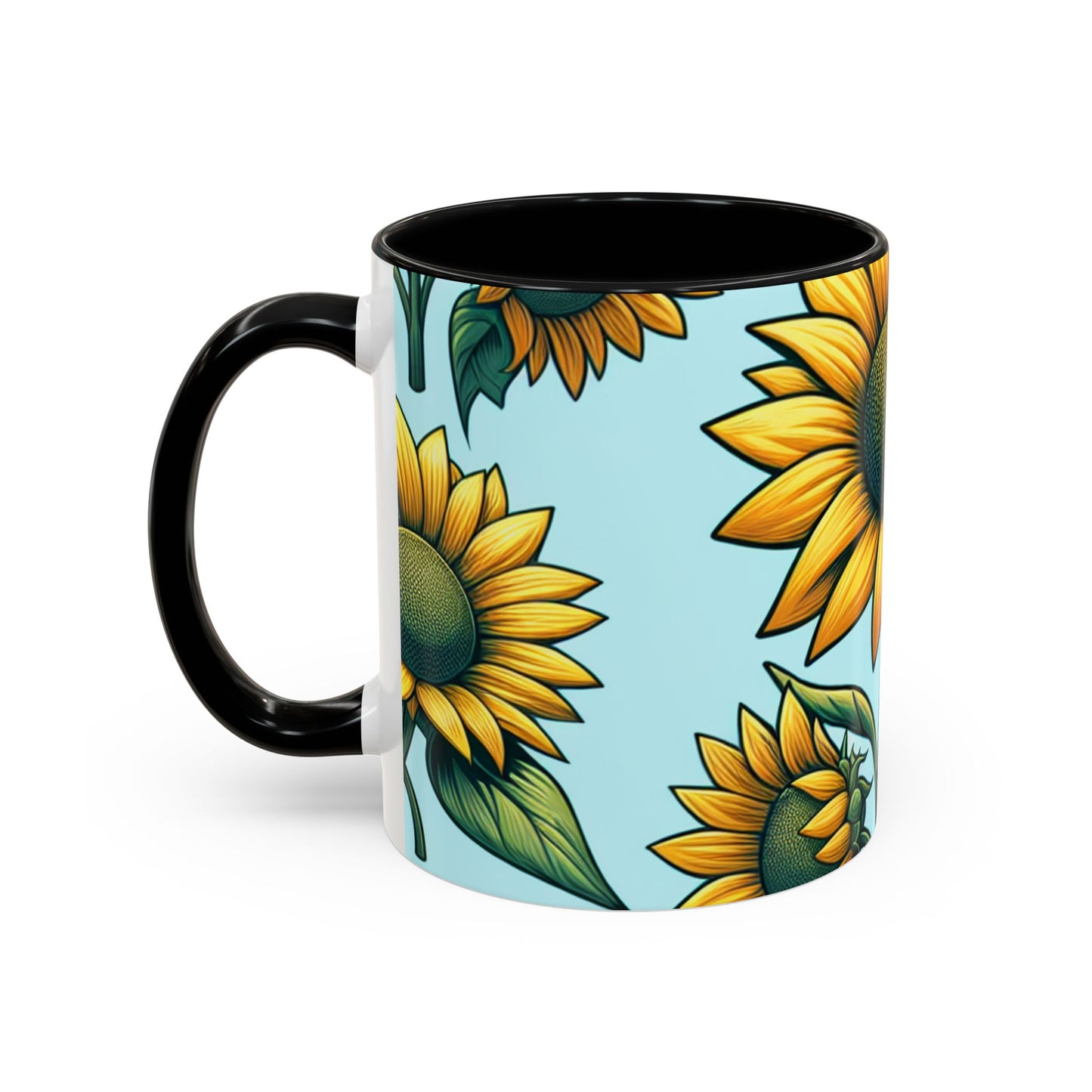 Sunshine Serenade Sunflower Array - Mugs