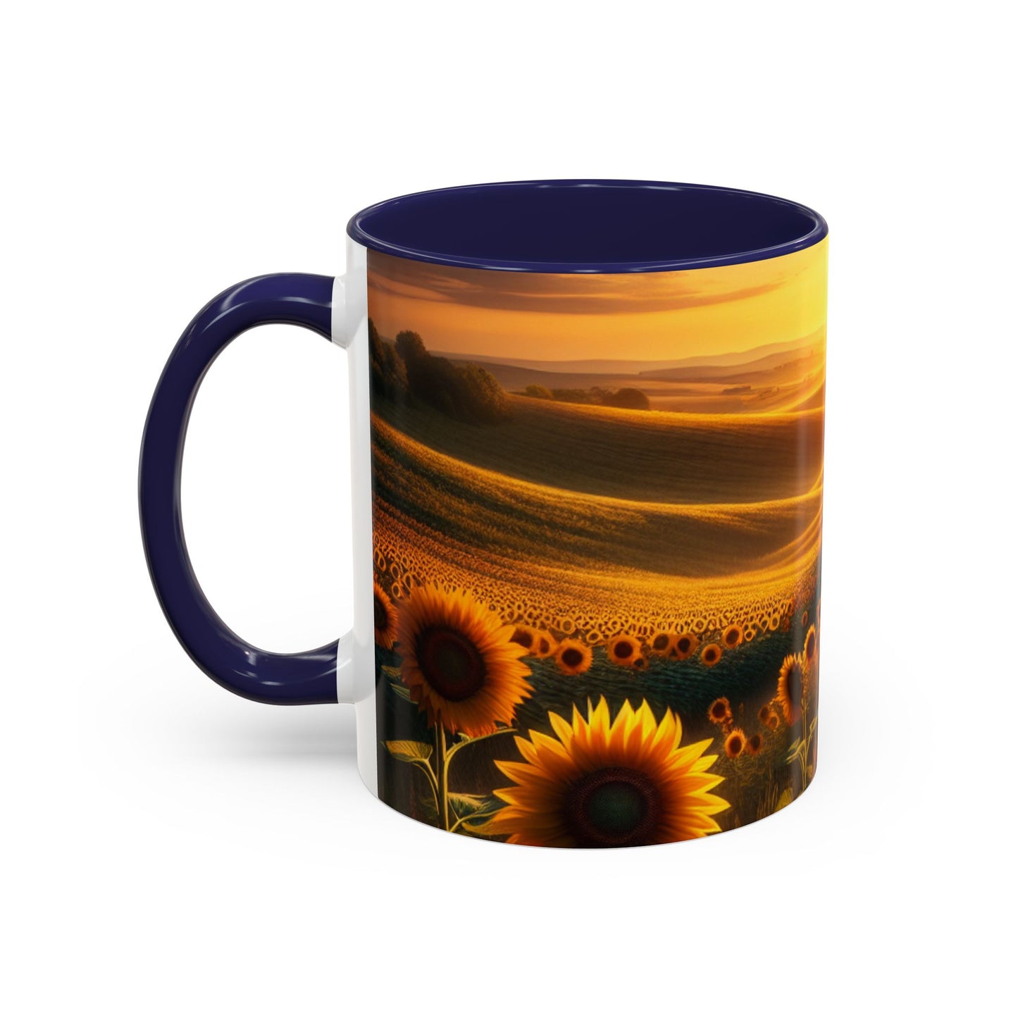 Amber Sunflower Serenade - Mugs
