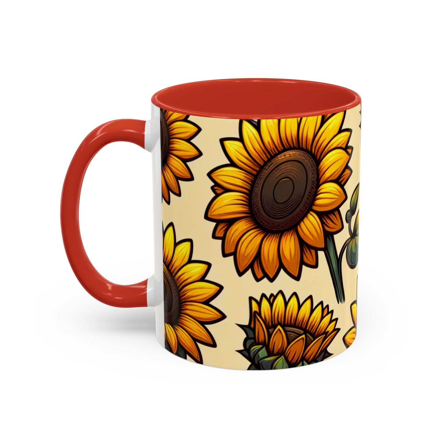 Golden Harvest Sunflower Elegance - Mugs