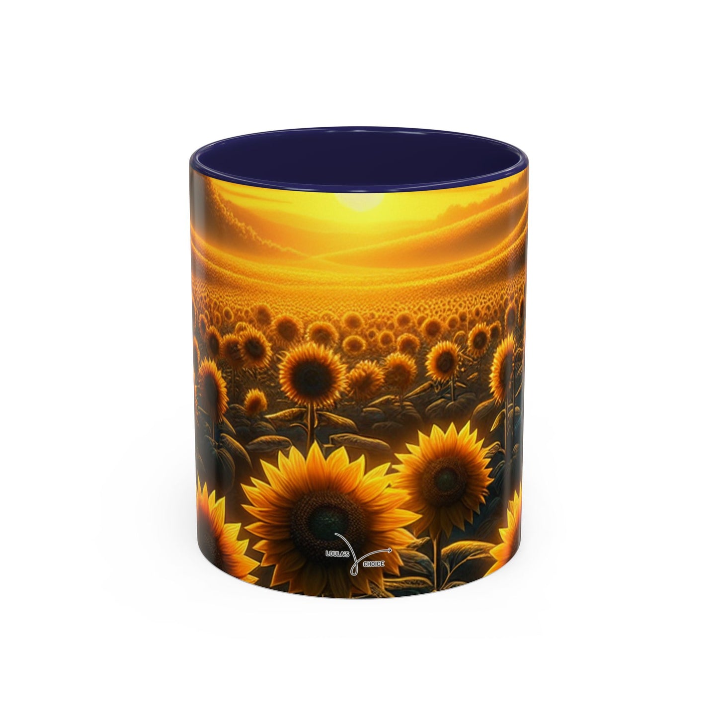Golden Hour Sunflower Serenade - Mugs