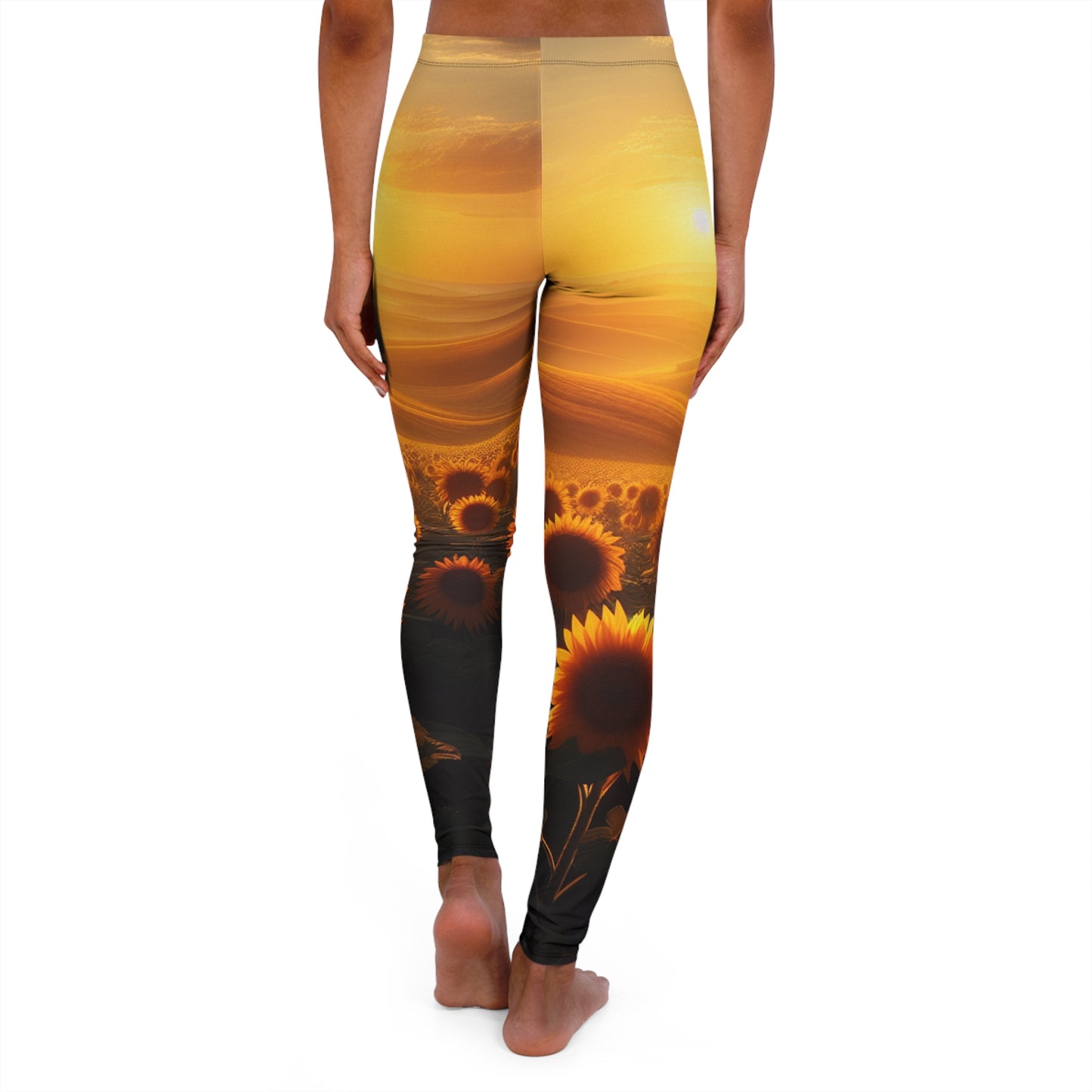 Amber Waves and Sunflower Blaze - Leggings