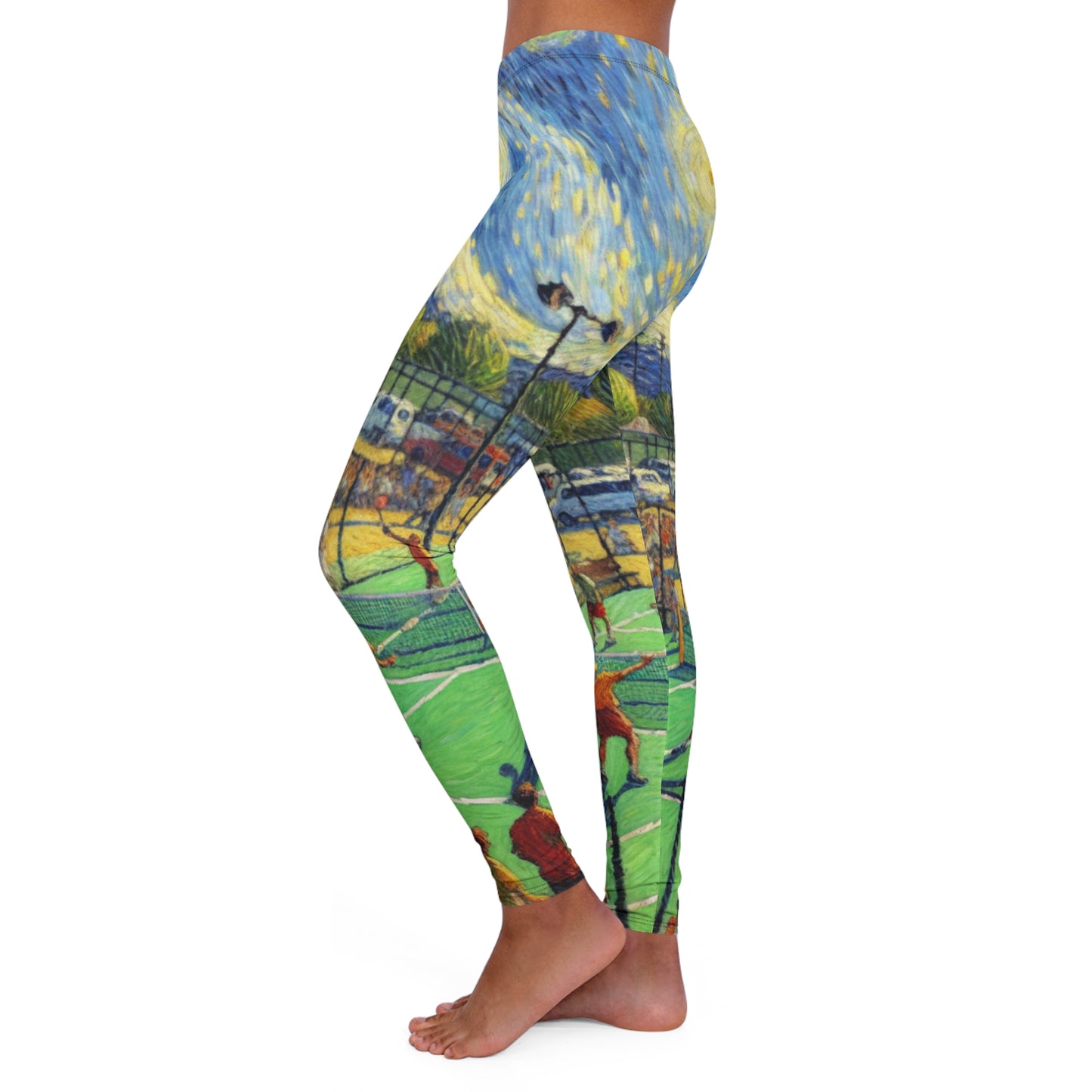 Starry Pickleball Dreamscape Pattern - Leggings