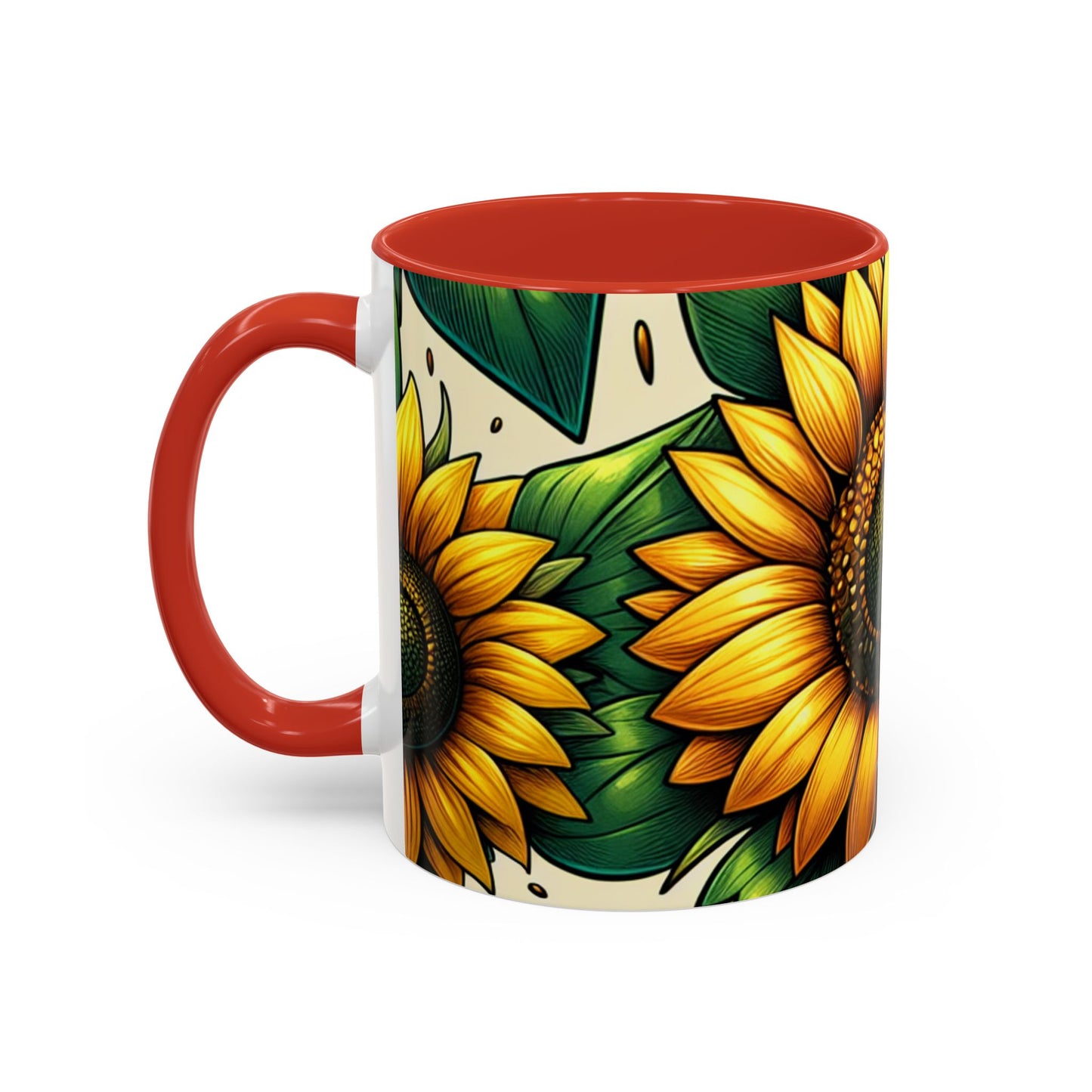 Golden Helianthus Array - Mugs