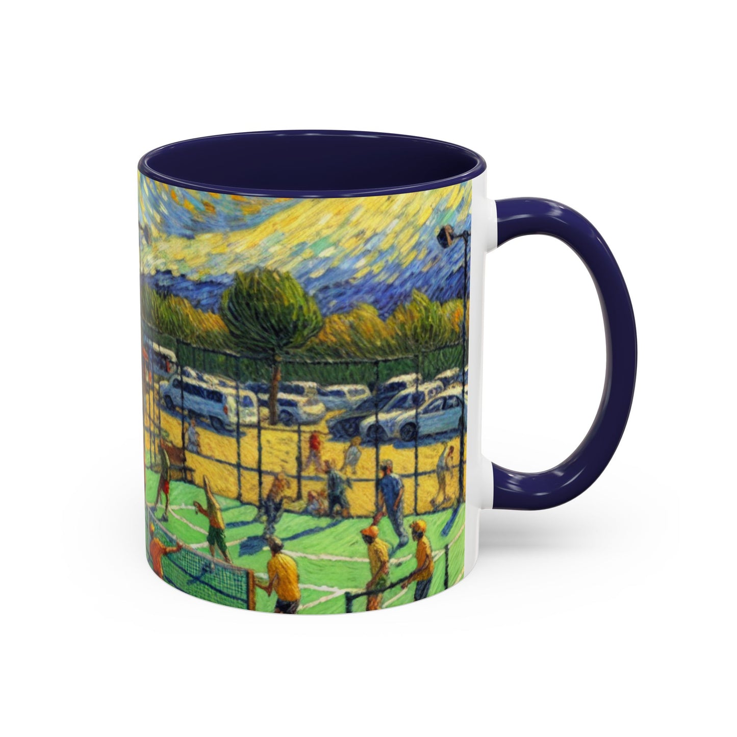 Starry Pickleball Dreamscape Pattern - Mugs
